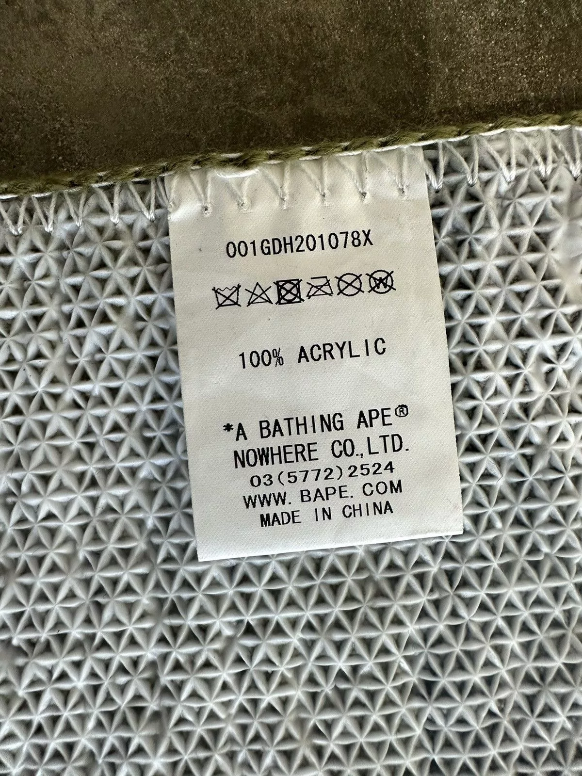 Bape Miscellaneous Bape 1st Camo Rug Green