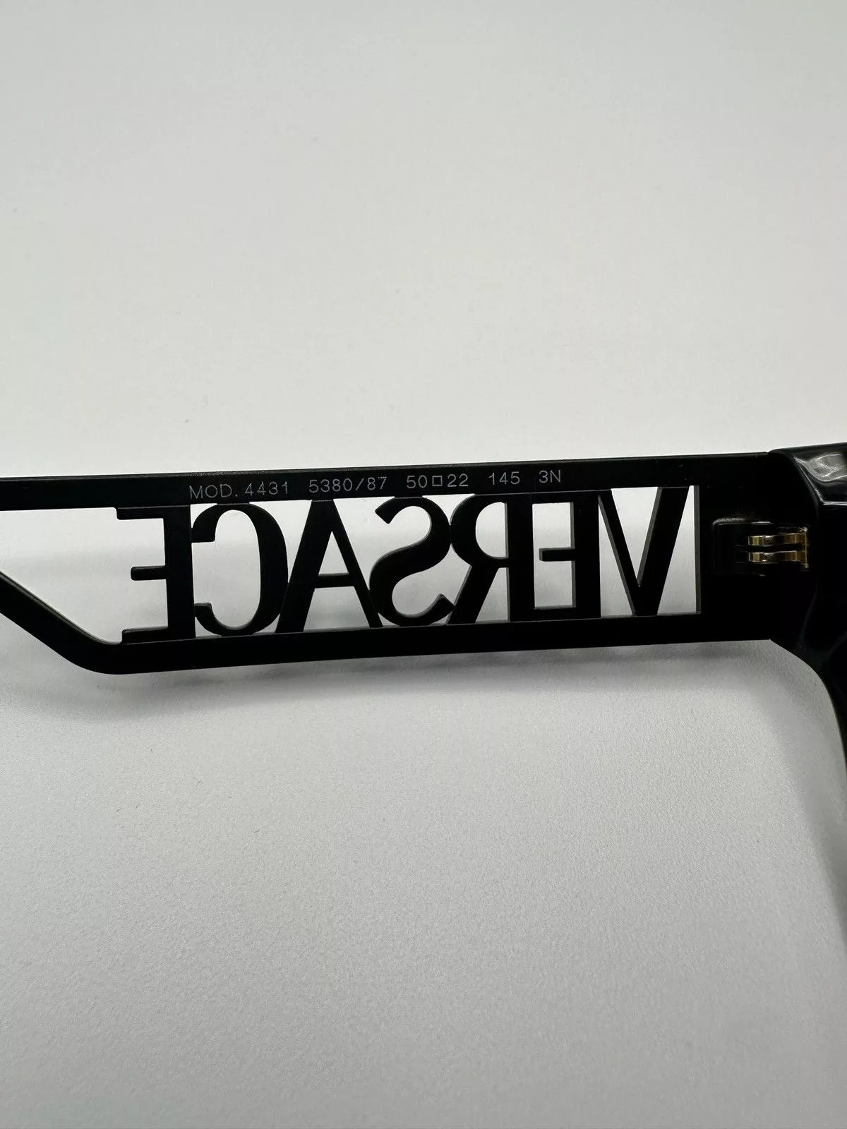 Versace Sunglasses Versace Spell-out Sunglasses Black