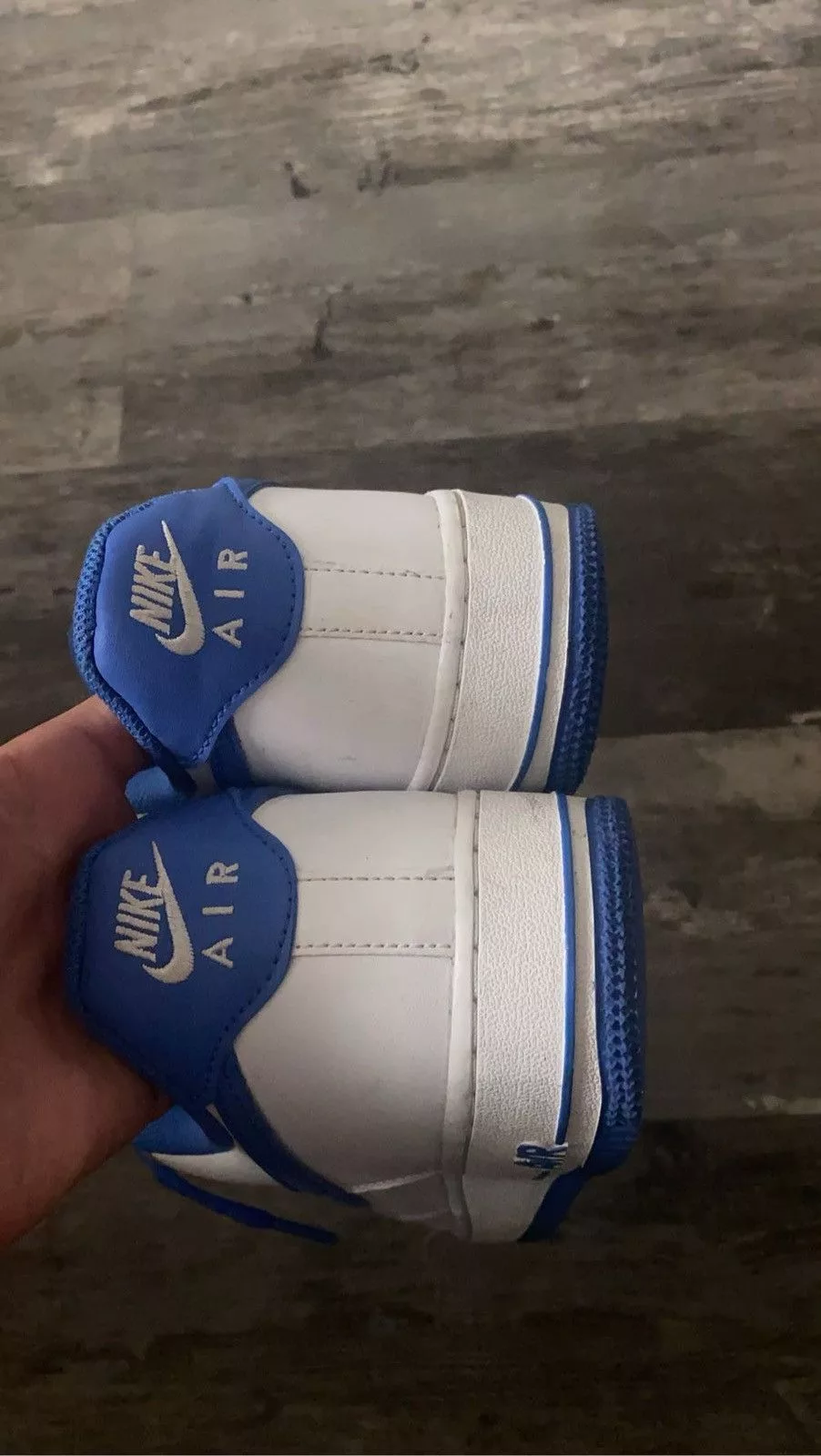 Nike Low Top Sneakers Nike White / Blue Air Force 1