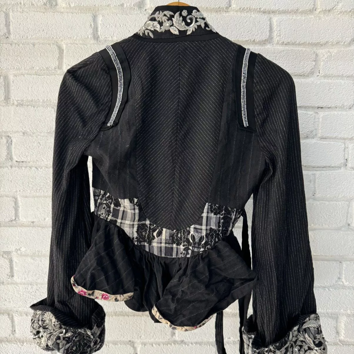 Kenzo Blazers Kenzo Defile Embroidery Blazer Black