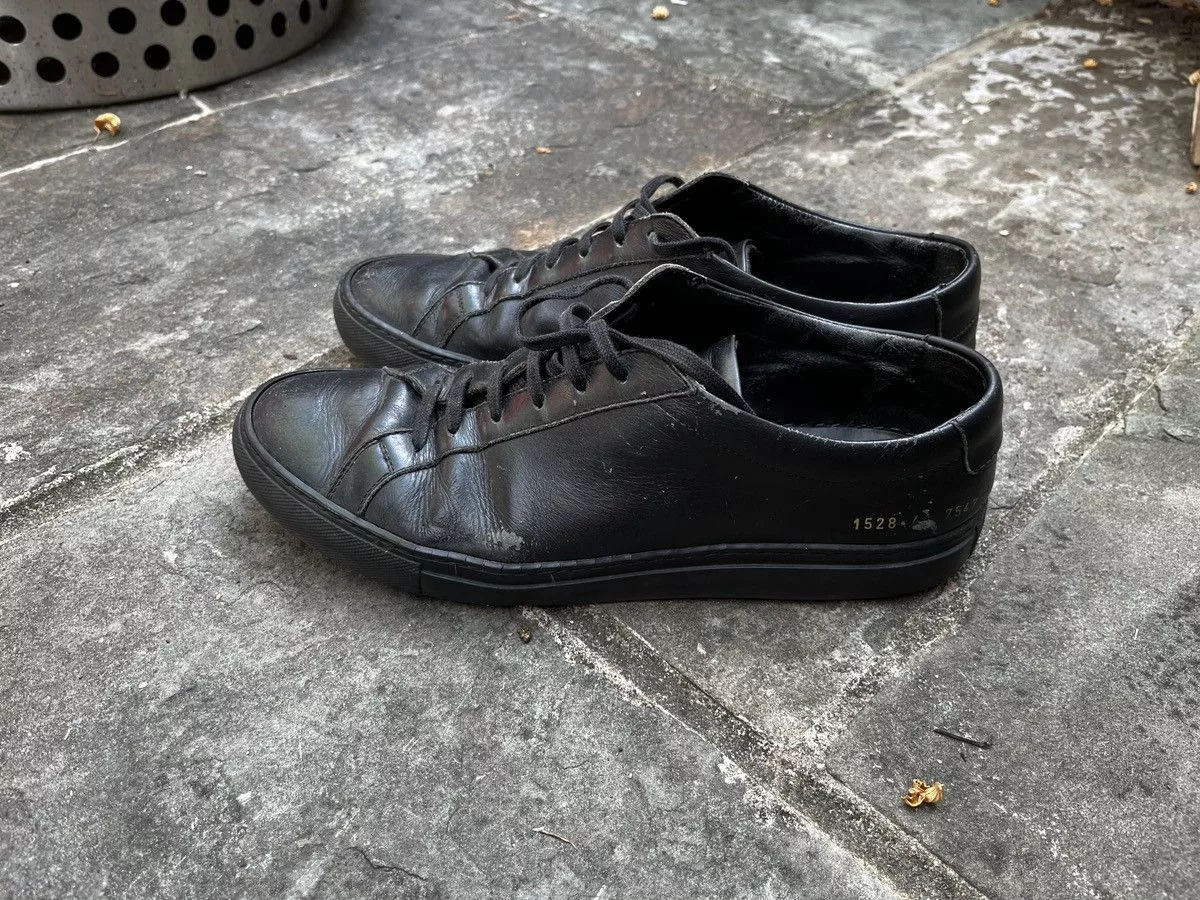 Common Projects Low Top Sneakers Common Projects Achilles Low Black