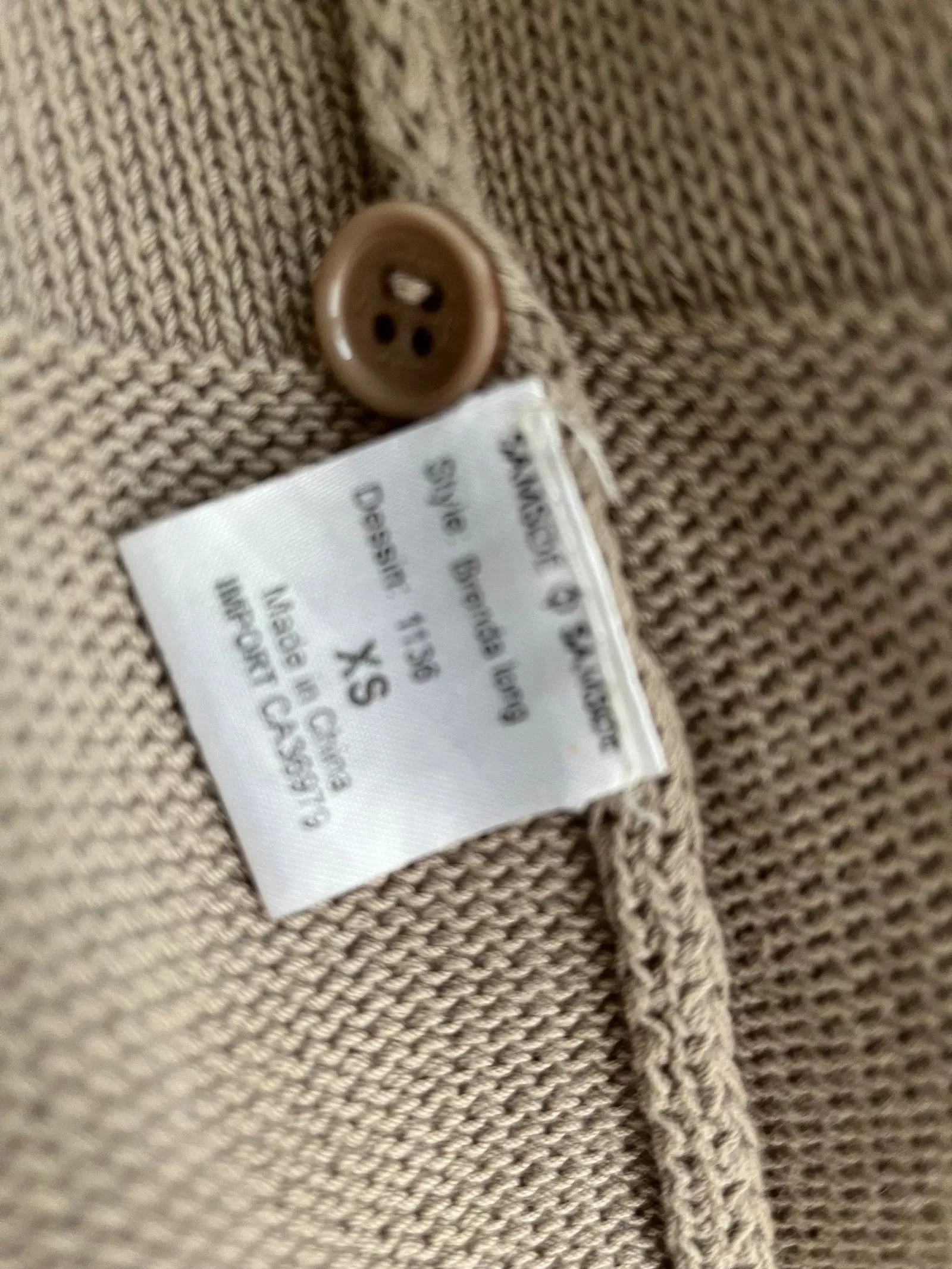 Samsoe Samsoe Sweaters Samsoe Samsoe Samsøe Samsøe Cardigan Beige
