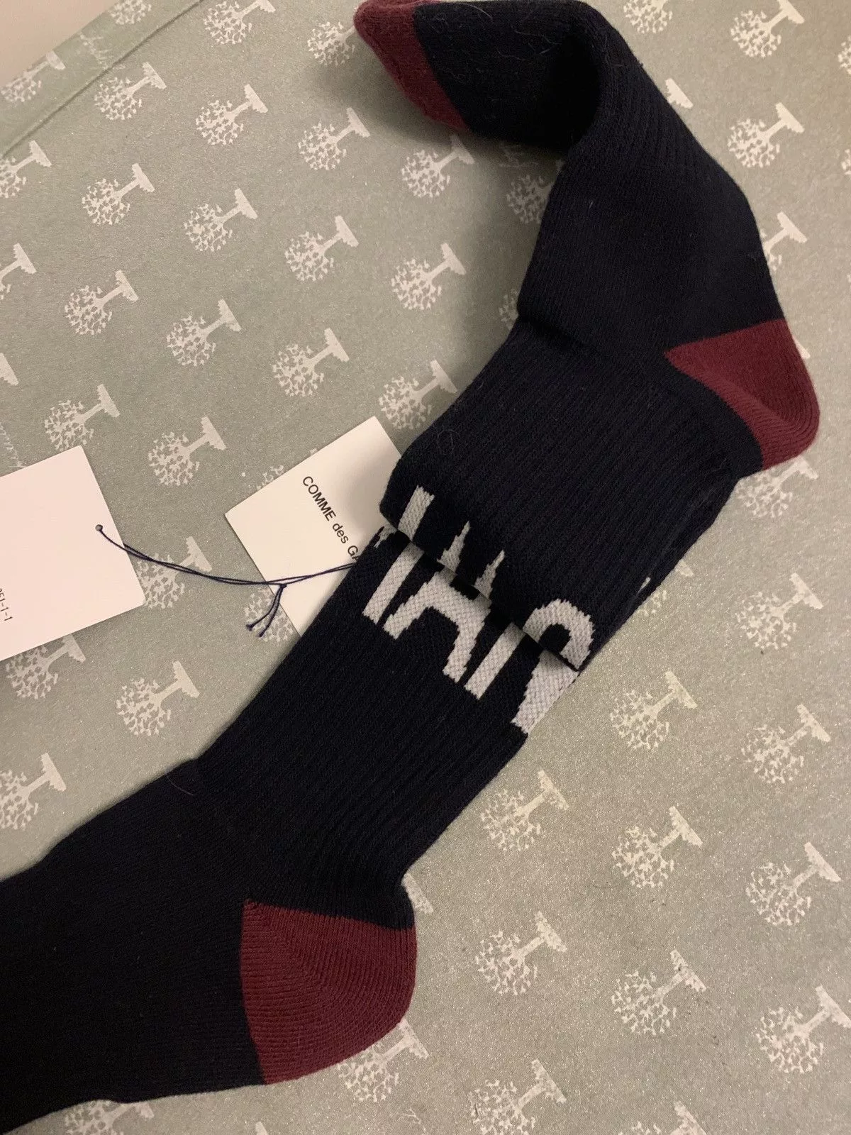 Junya Watanabe Socks Underwear Junya Watanabe Logo socks Blue