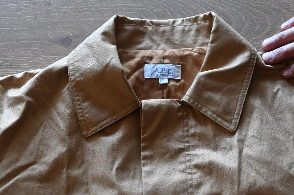 Other Light Jackets Other Men's APC Midlength Cotton Car Coat - Medium Beige