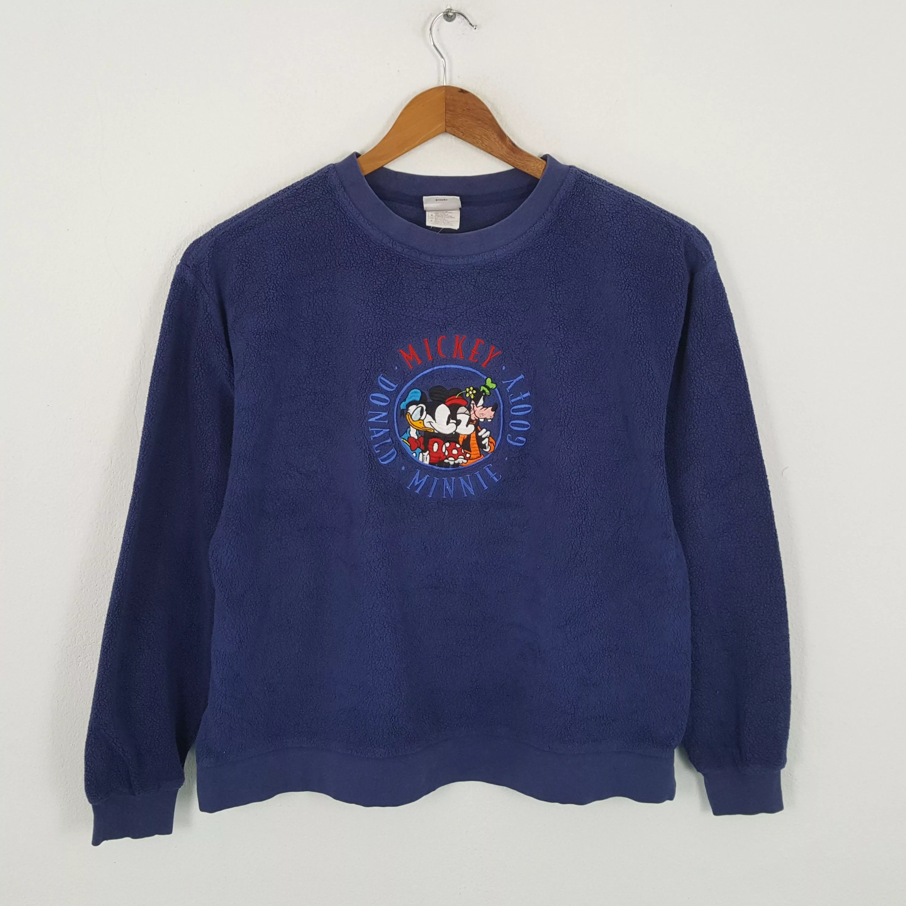 Disney Sweatshirts Hoodies Disney × Mickey Mouse × Vintage Vintage MICKEY MOUSE DISNEY Promotion Sweatshirts Blue