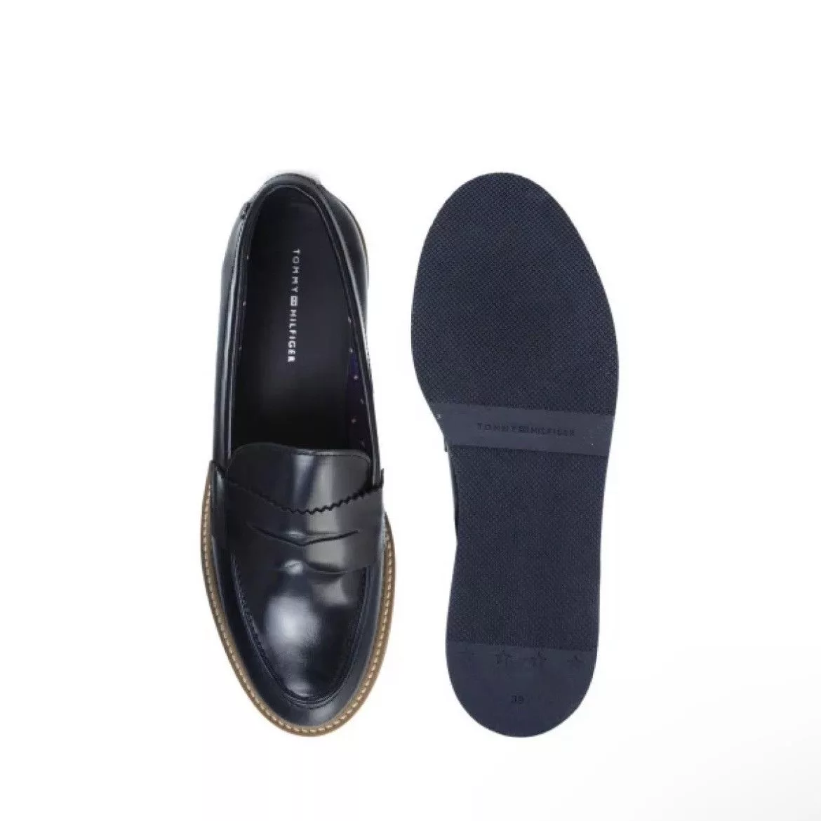 Tommy Hilfiger Platforms Tommy Hilfiger Leather loafers Blue