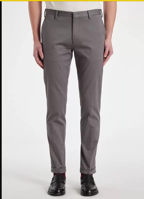Paul Smith Casual Pants Paul Smith Slim-Fit Chinos Gray