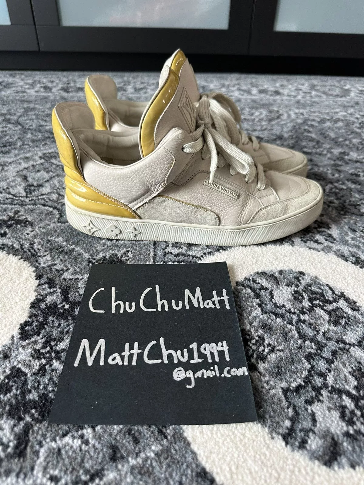 Kanye West Low Top Sneakers Kanye West × Louis Vuitton × Marc Jacobs Louis Vuitton Don by Kanye West Cream White