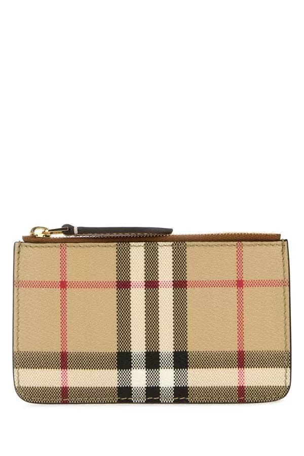 Burberry Wallets Burberry Printed E-Canvas Card Holder Multi