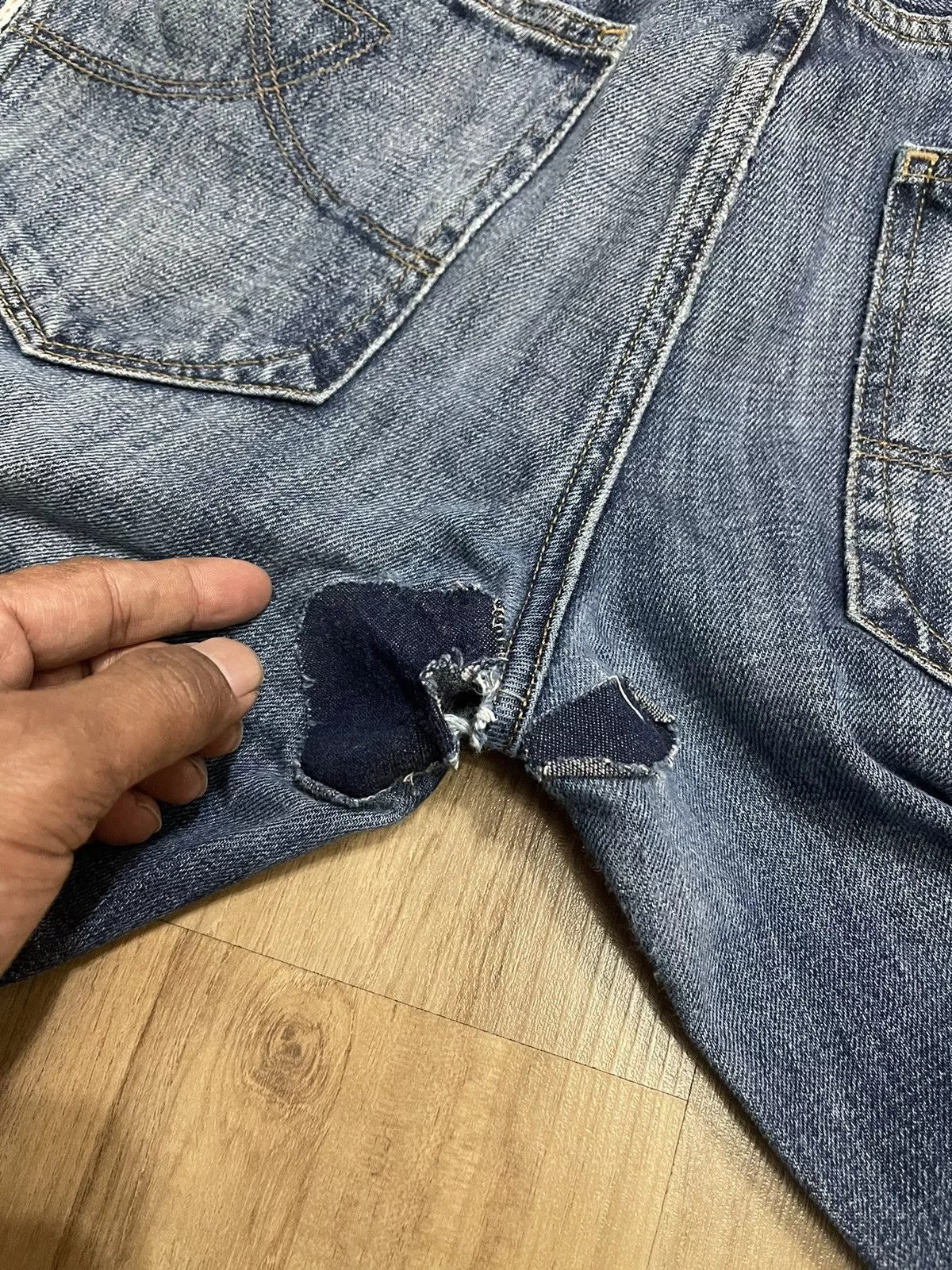 Ben Sherman Denim Ben Sherman Distressed denim Blue