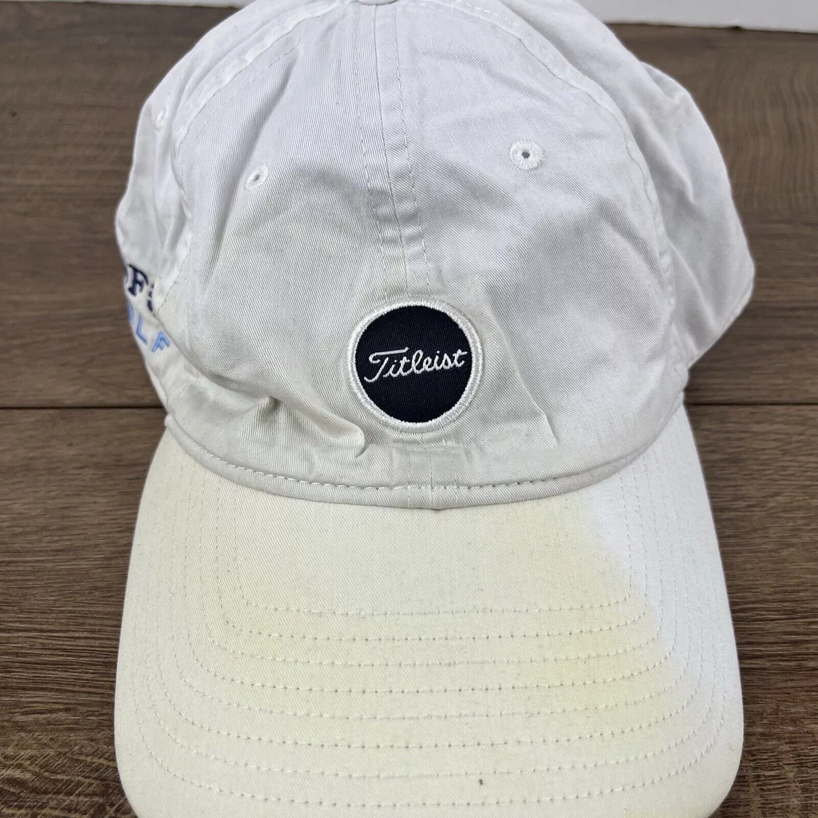 Titleist Hats Titleist Golf Hat Sanford Golf White Adjustable Hat White Ad
