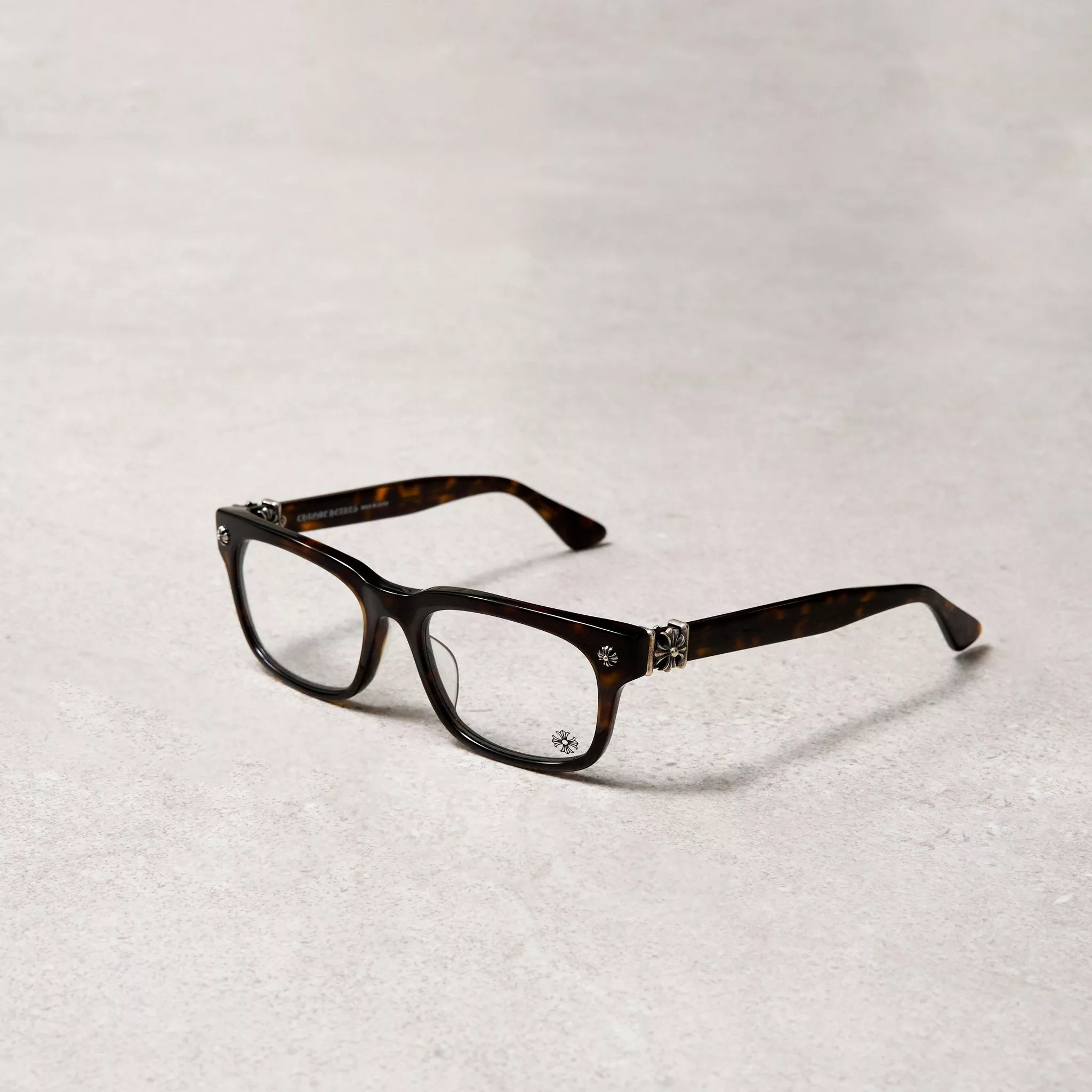 Chrome Hearts Glasses CHROME HEARTS VAGILANTE MIDNIGHT TORTOISE Brown