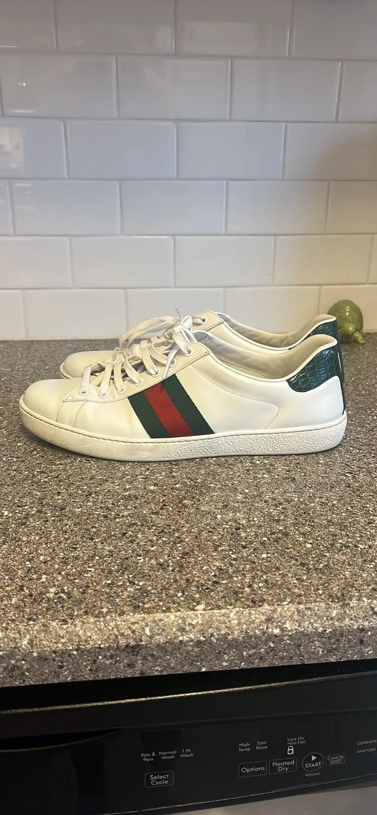 Gucci Low Top Sneakers Gucci Ace White