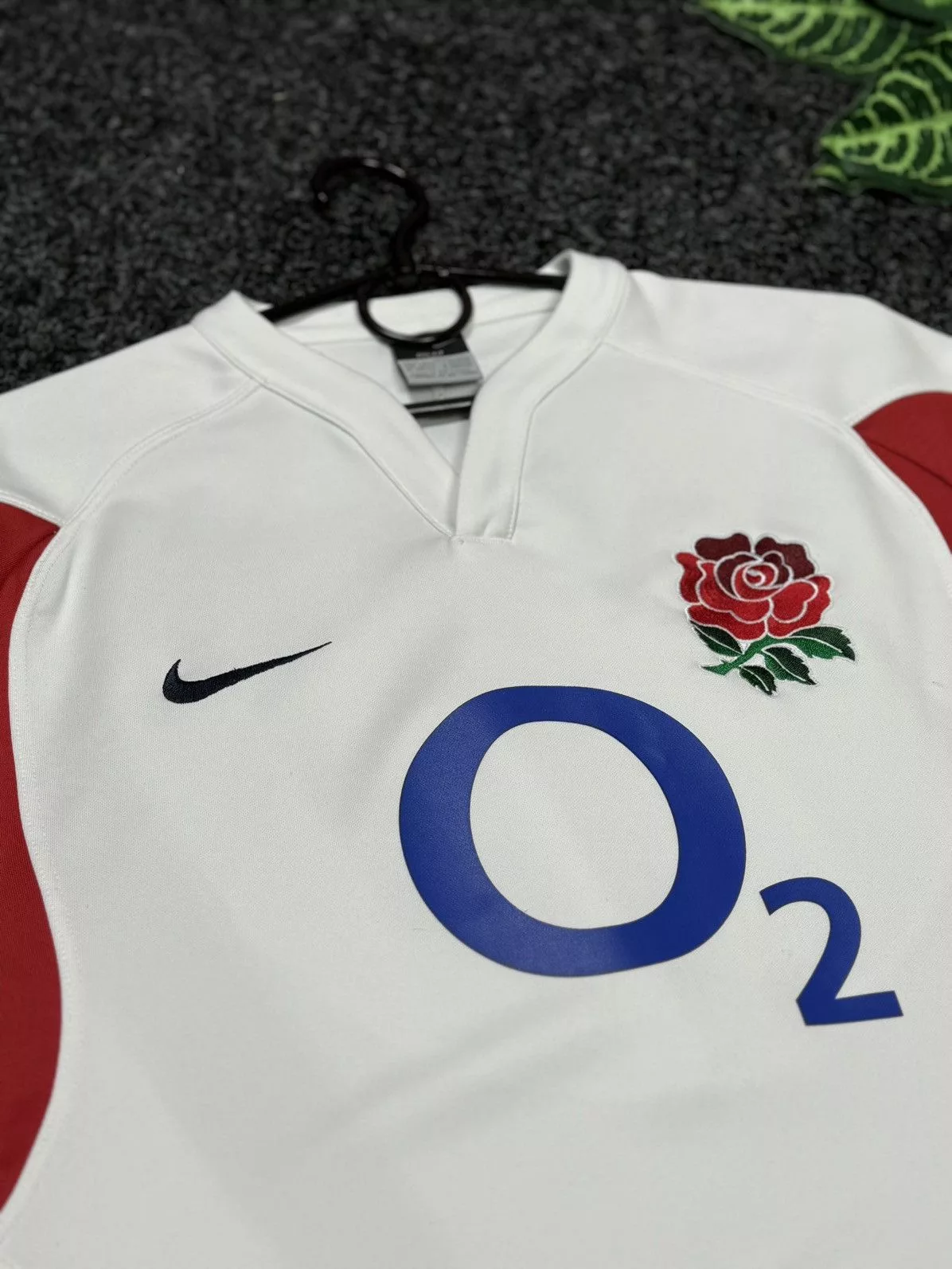 Nike Jerseys Nike × Vintage Nike rugby 🏉 England 🏴󠁧󠁢󠁥󠁮󠁧󠁿 size M White