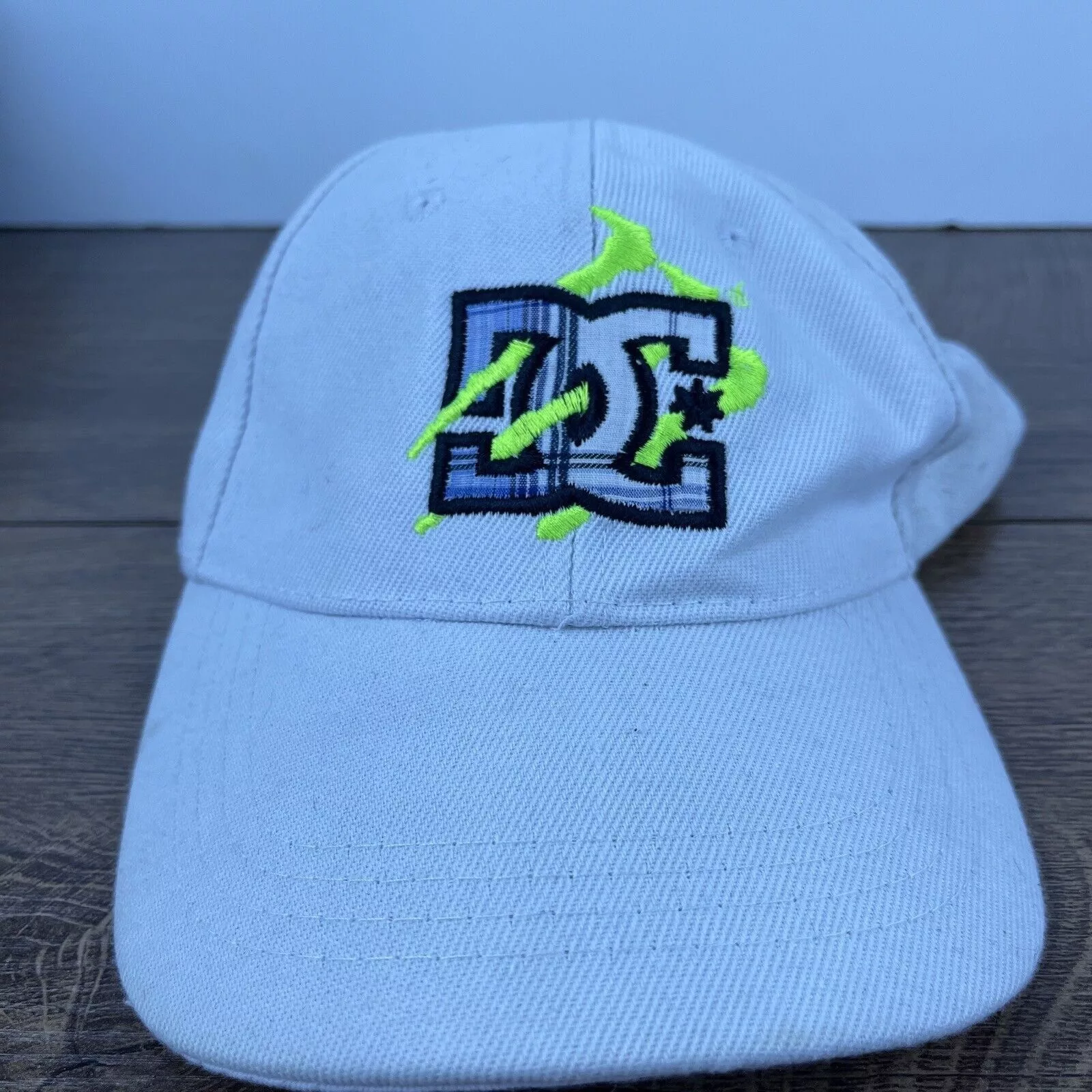 DC Comics Hats DC Hat DC Comics White Hat Adjustable Adult Size Hat White C
