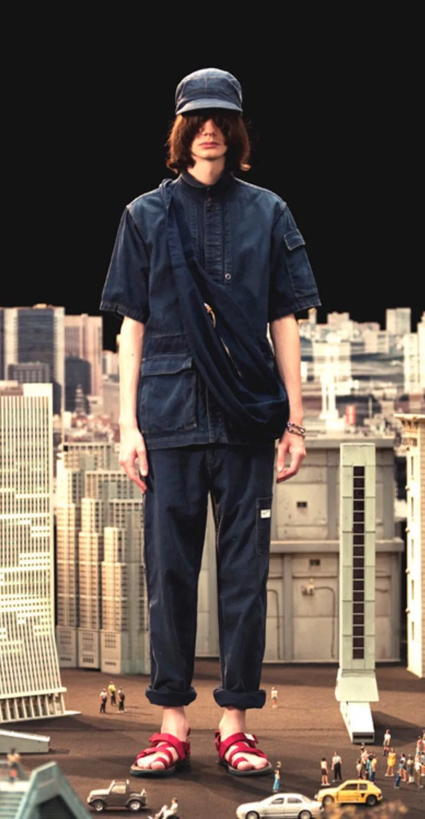 Undercover Shirts Button Ups Undercover underman ss11 chore shirt Blue