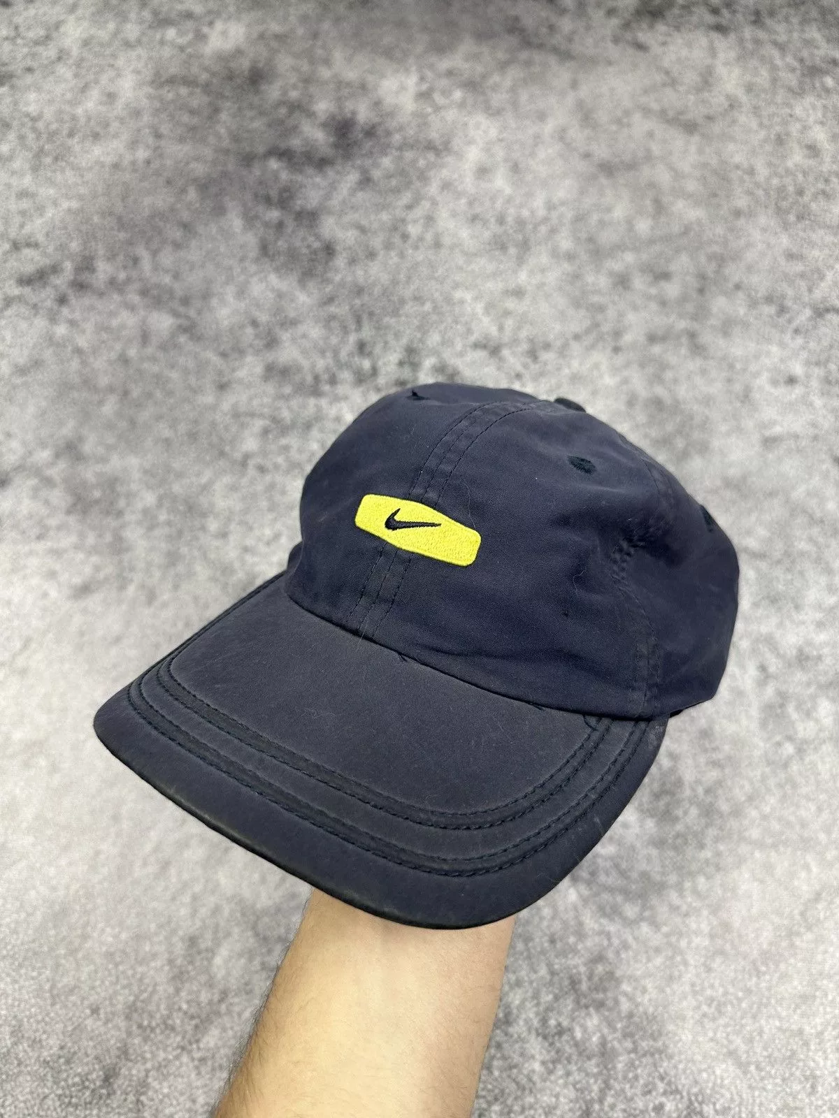 Nike Hats Nike × Vintage Y2K Vintage Nike Logo Cap Streetwear Rare Hat Casual USA VTg Blue