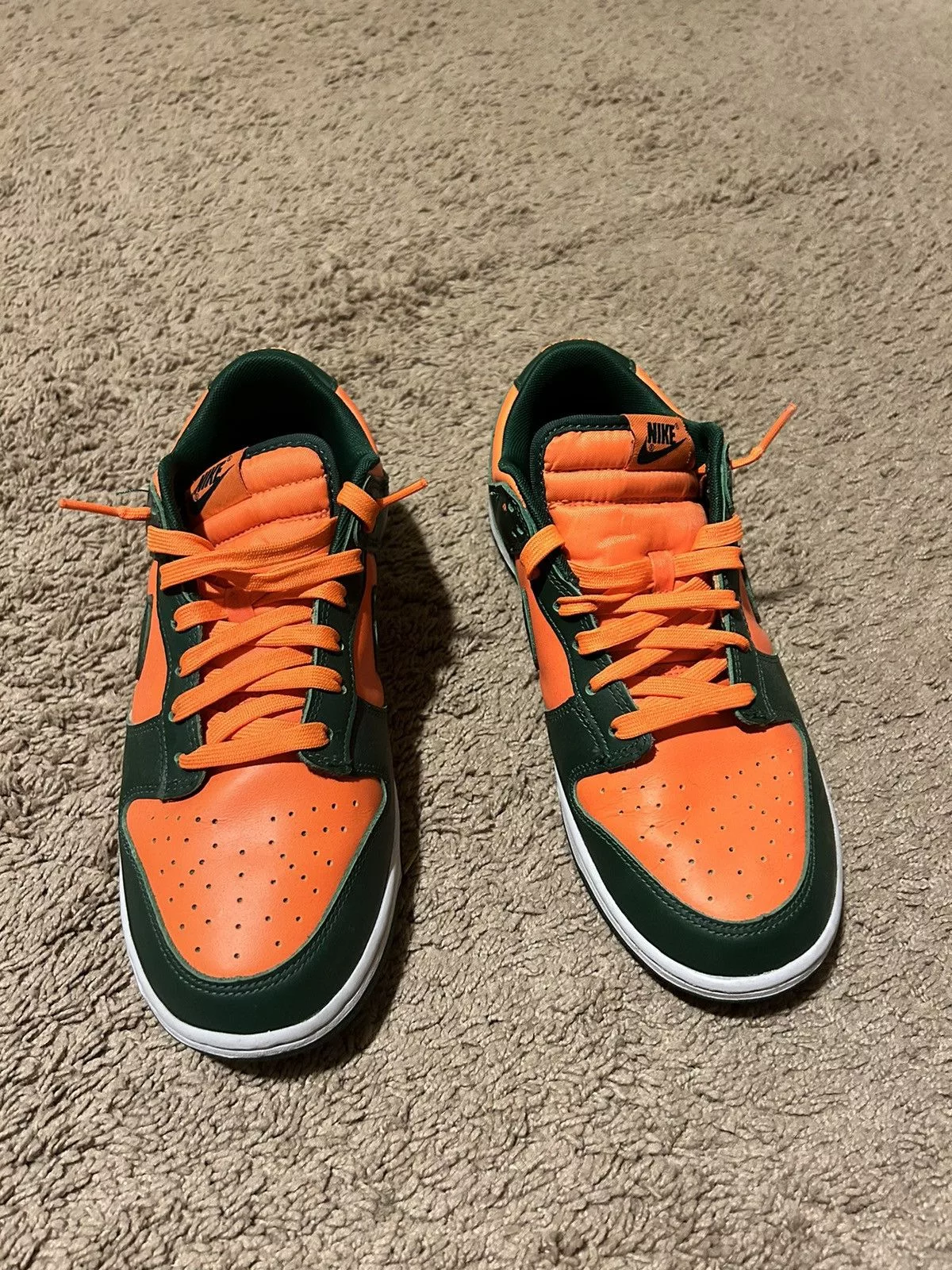 Nike Low Top Sneakers Nike Dunk Low ‘Miami Hurricanes’ (M 9.5) Orange