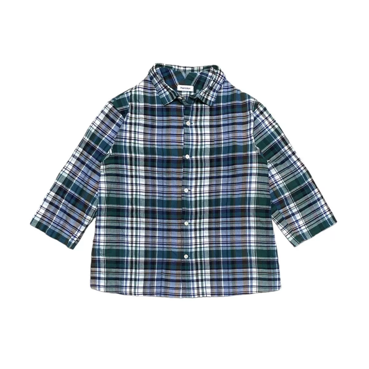 Issey Miyake Button Ups Issey Miyake × Japanese Brand Issey Miyake Plantation Button Up Shirt Multi