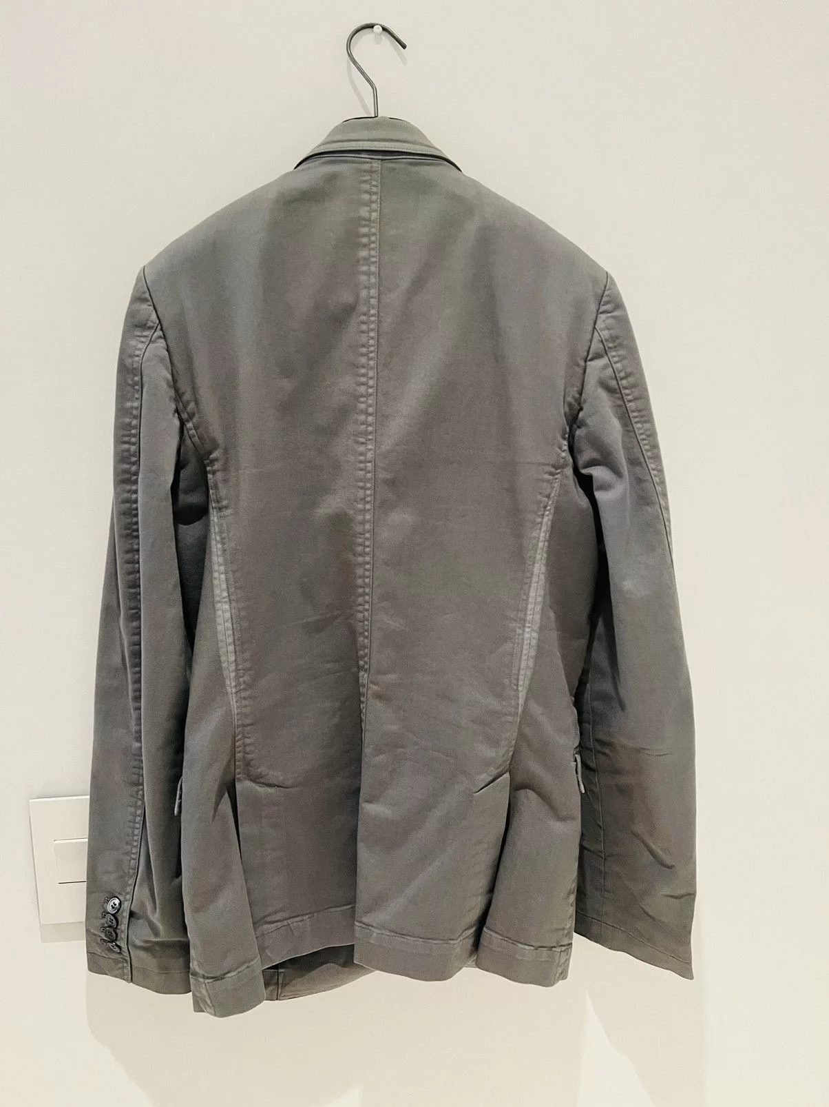 Dolce & Gabbana Light Jackets Dolce & Gabbana cotton gray jacket