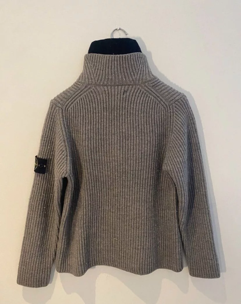 Stone Island Sweaters Stone Island wool sweater Brown