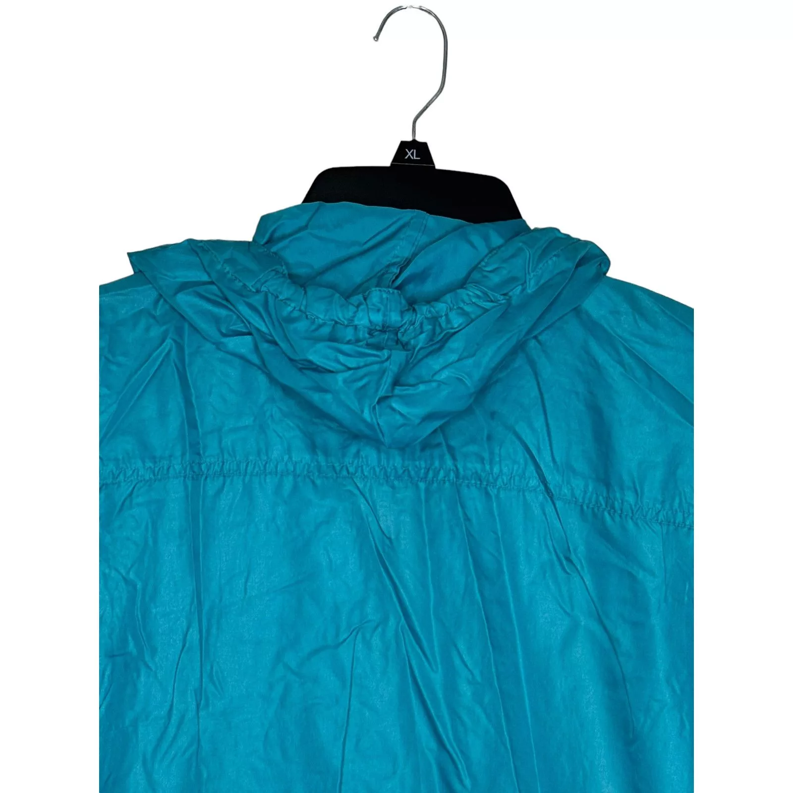 Izod Light Jackets Izod Lacoste Men's Jacket Vintage Hooded Windbreaker Medium Blue
