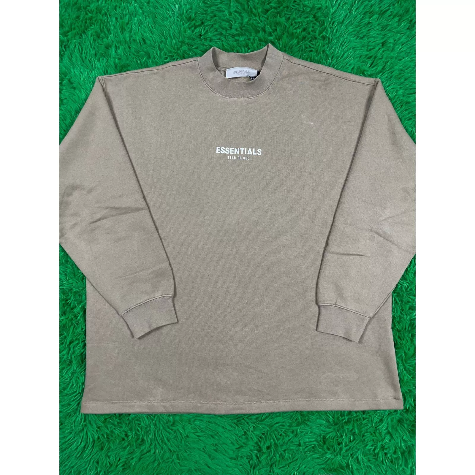 Essentials Sweatshirts Hoodies Essentials Tan Crewneck Medium Used Brown
