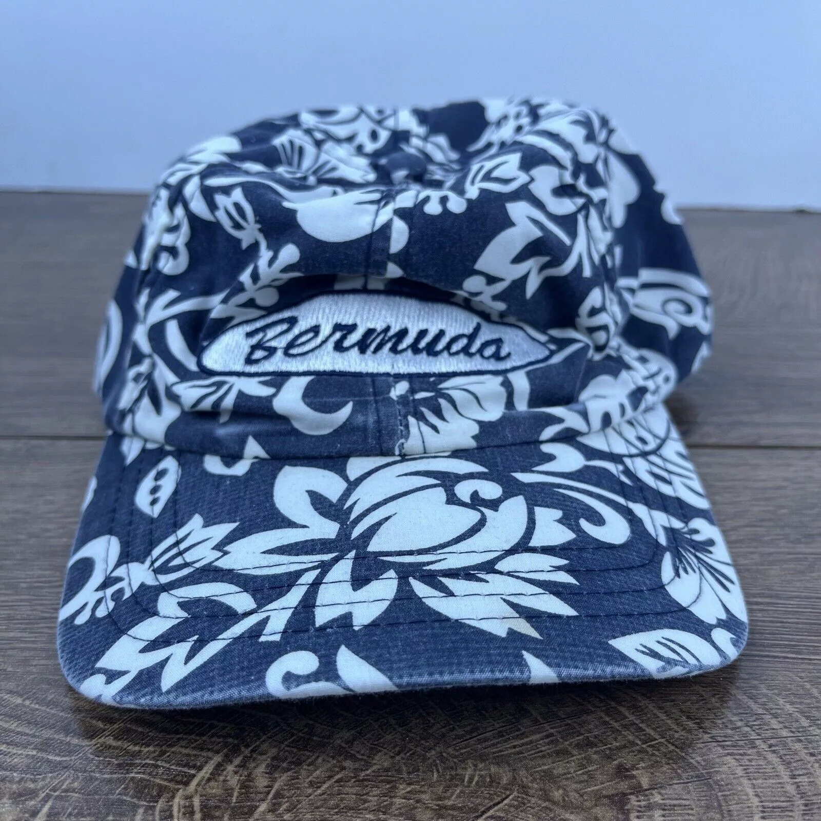 Other Hats Other Bermuda Hat Bermuda Blue Gray Hat Gray Adjustable Hat Gray A