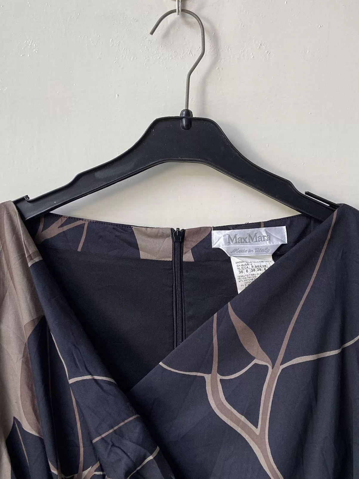 Max Mara Midi Dresses MAX MARA Patterned Dress Brown