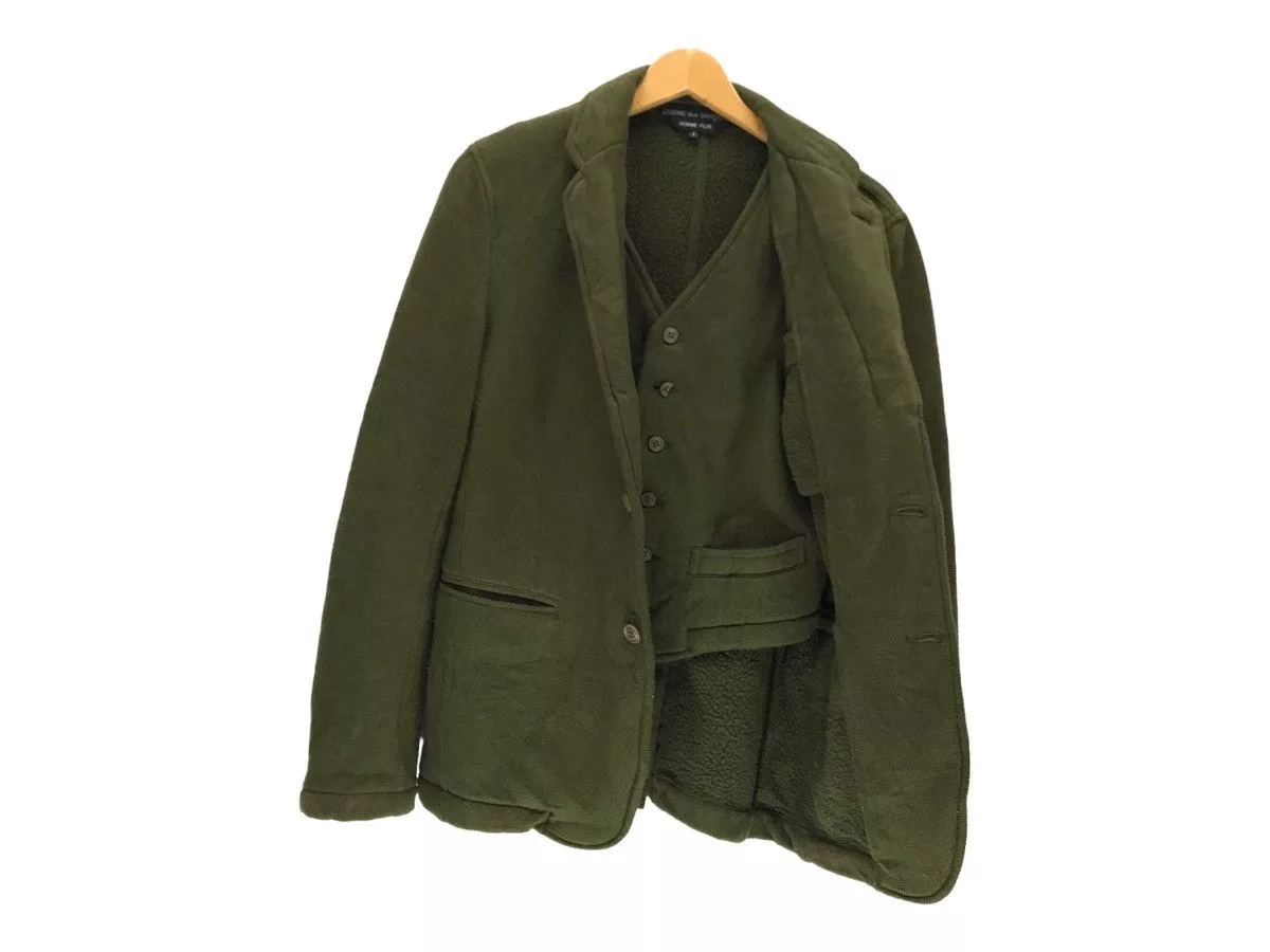 Comme des Garcons Light Jackets Comme des Garcons × Comme des Garcons Homme × Comme des Garcons Homme Plus Vintage Comme Des Garçons Homme Plus Wool Jacket CDG Green