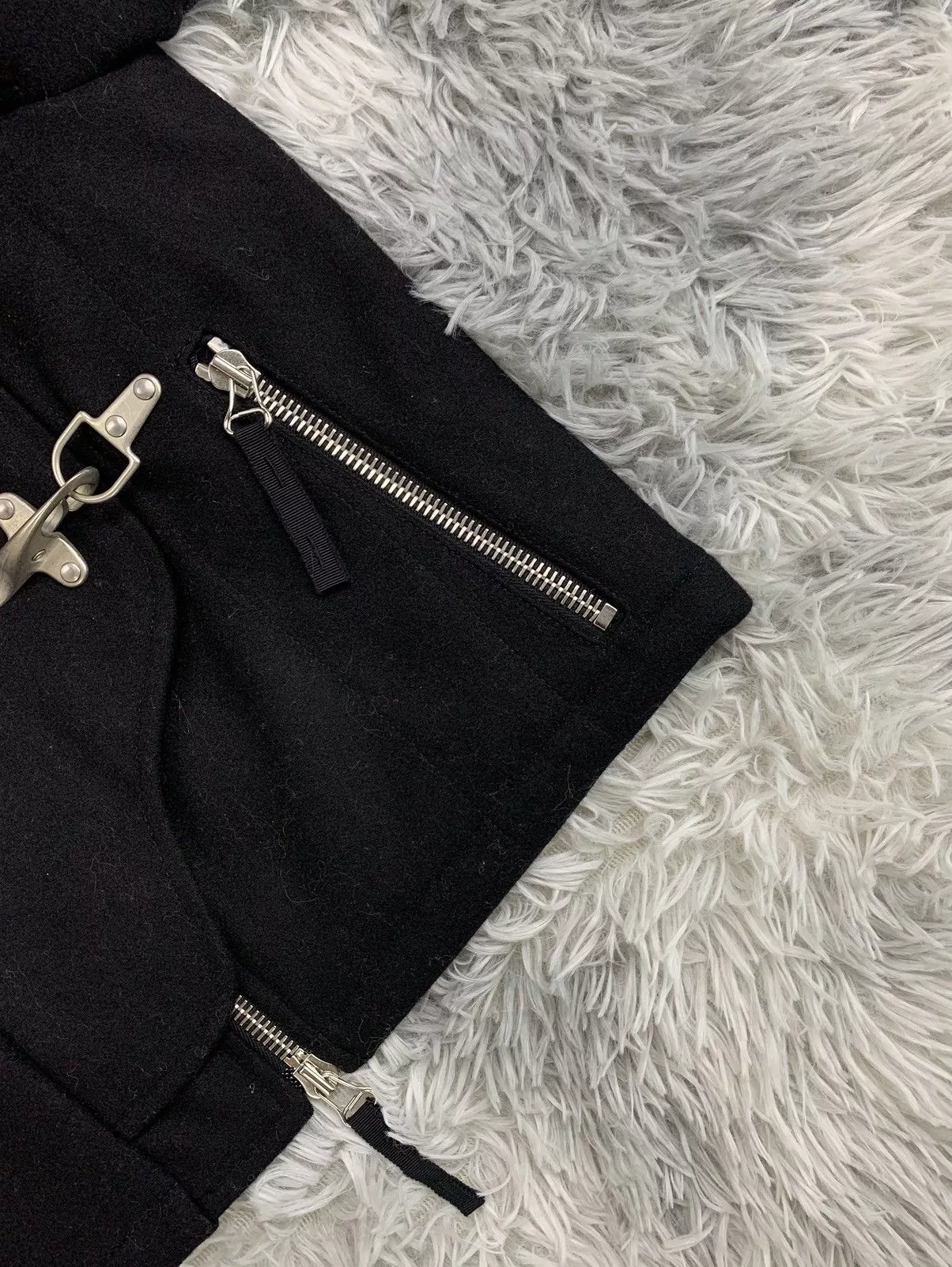Dries Van Noten Coats Dries van noten "Rare Fireman cropped wool jacket" Black