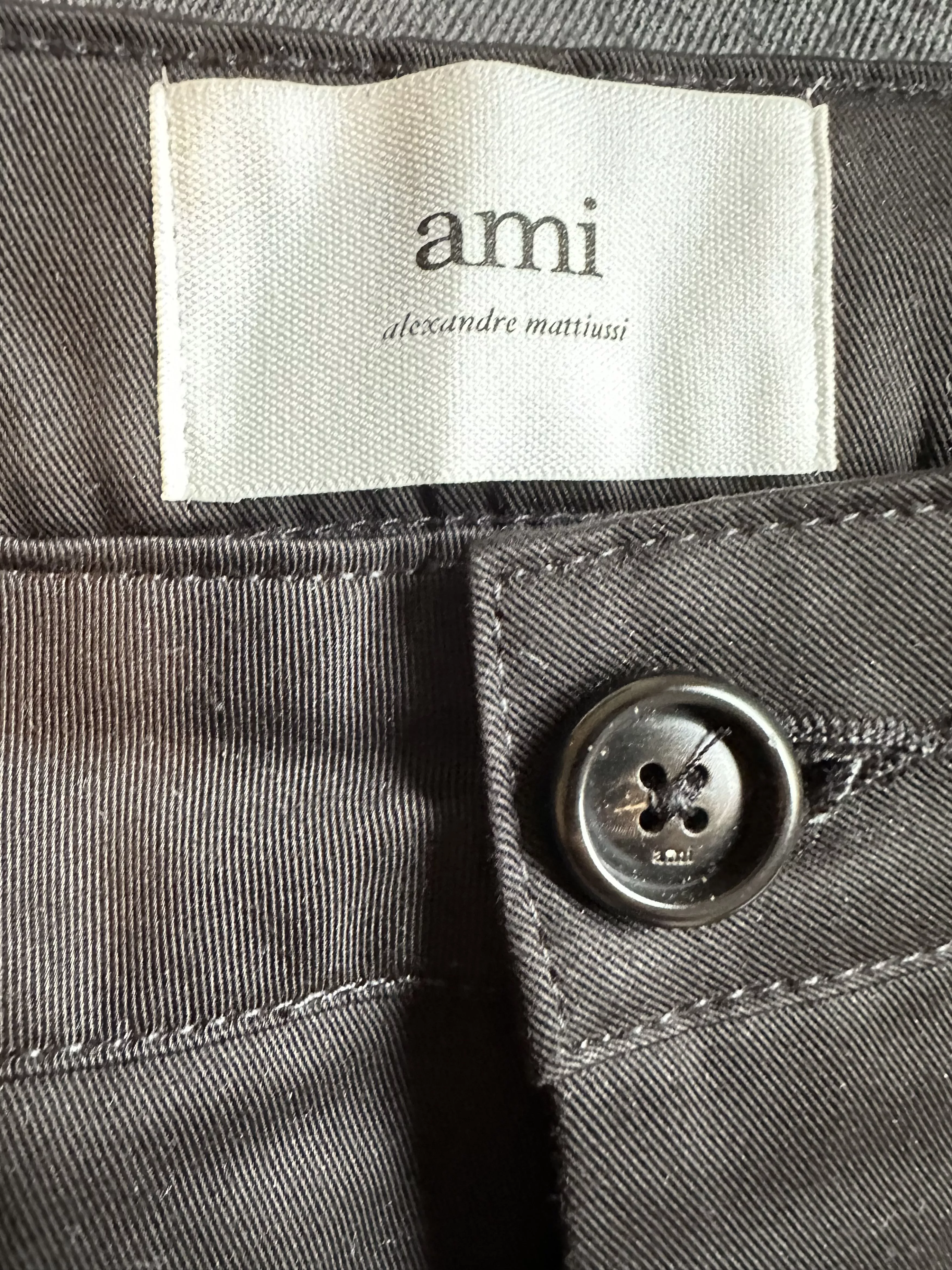 AMI Shorts Ami Paris Black Shorts