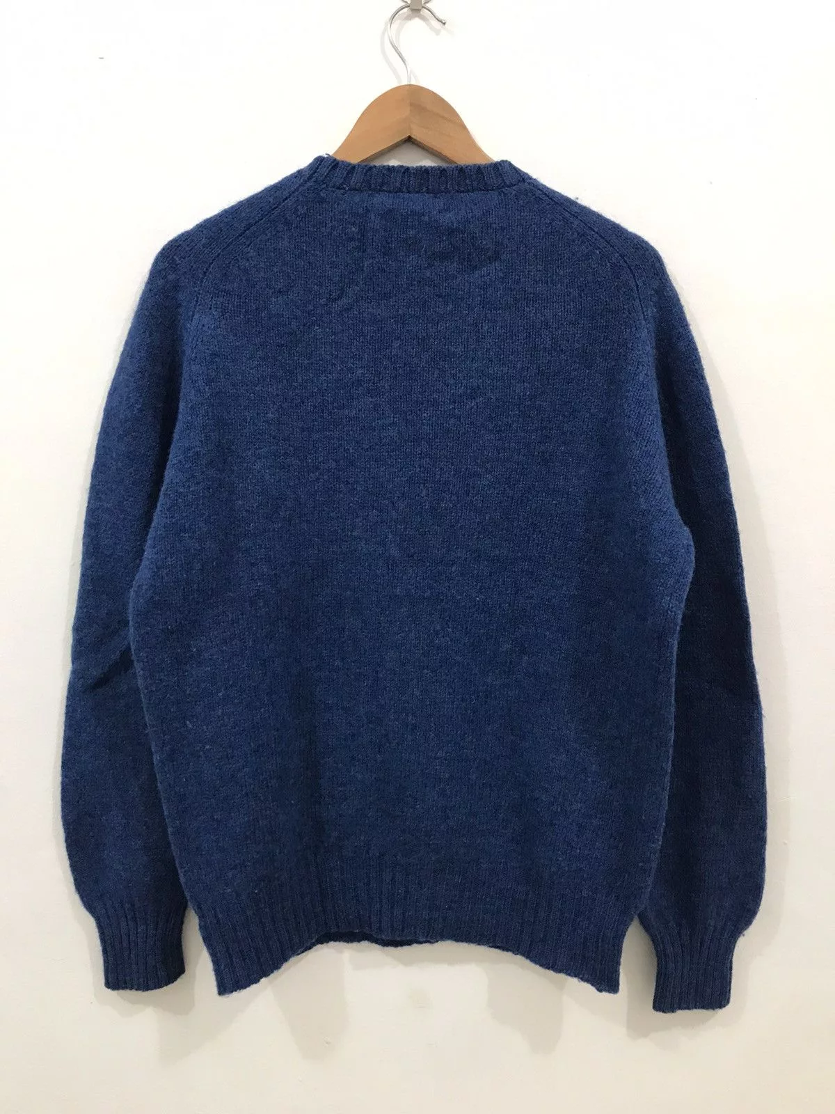 Lanvin Light Jackets Lanvin Intarsia Wool Knit Sweater Blue