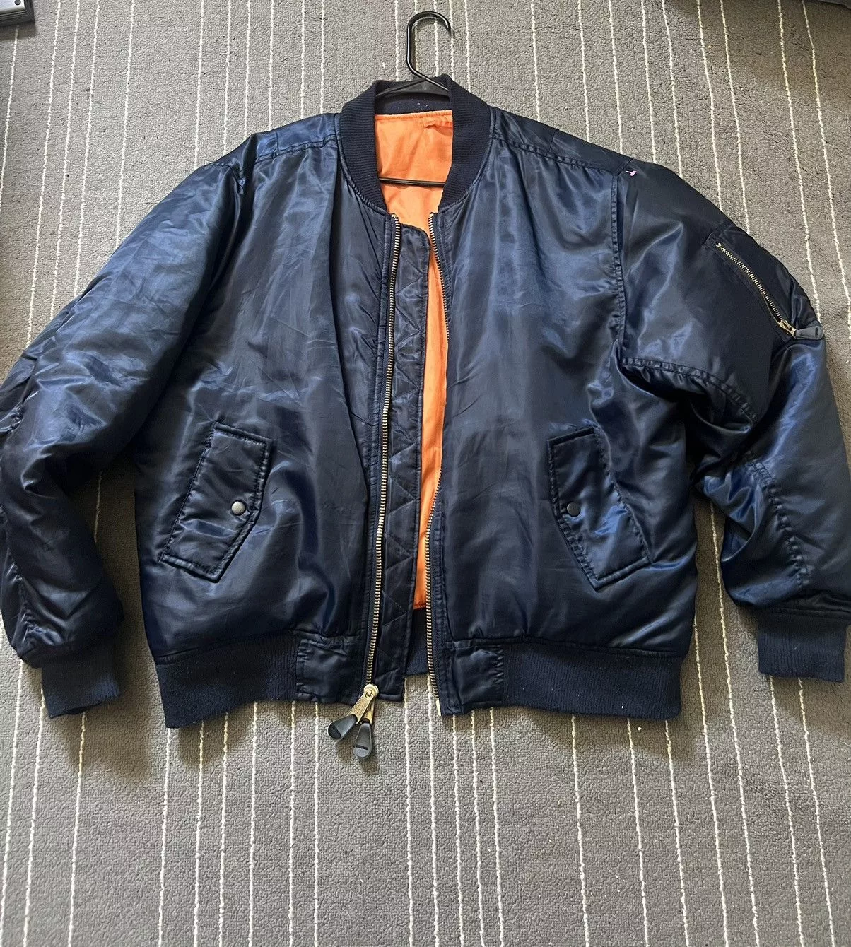 Vintage Bombers Vintage Ma-1 bomber jacket Blue