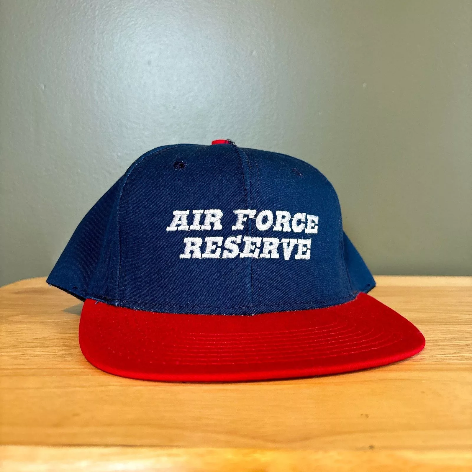 Other Hats Other Vintage Air Force Reserve Blue Red Baseball Snapback Hat