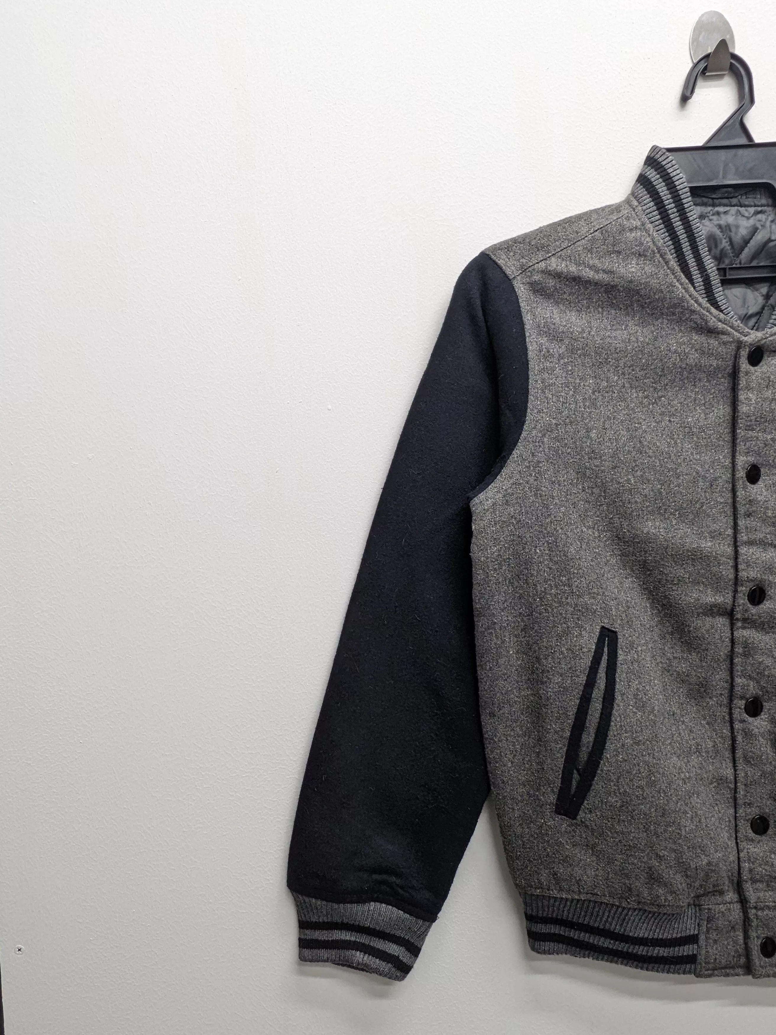 Harris Tweed Light Jackets Harris Tweed HARIS TWEED VARSITY JACKET SINGLE POCKET Multi Vintage