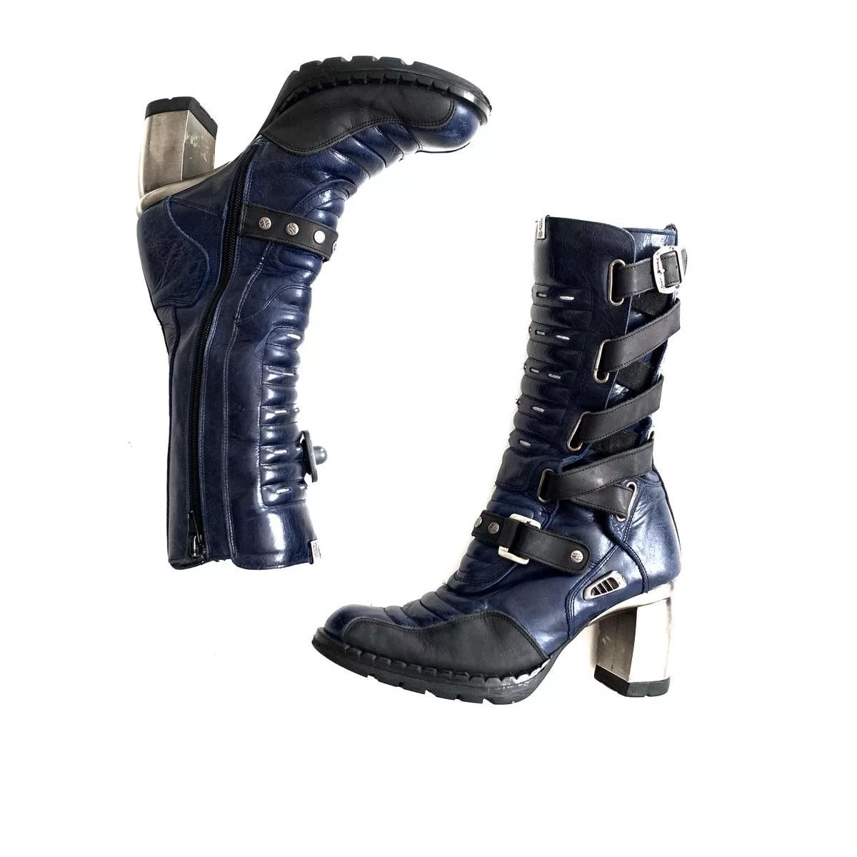 New Rock Boots New Rock Blue Boots Vintage Black