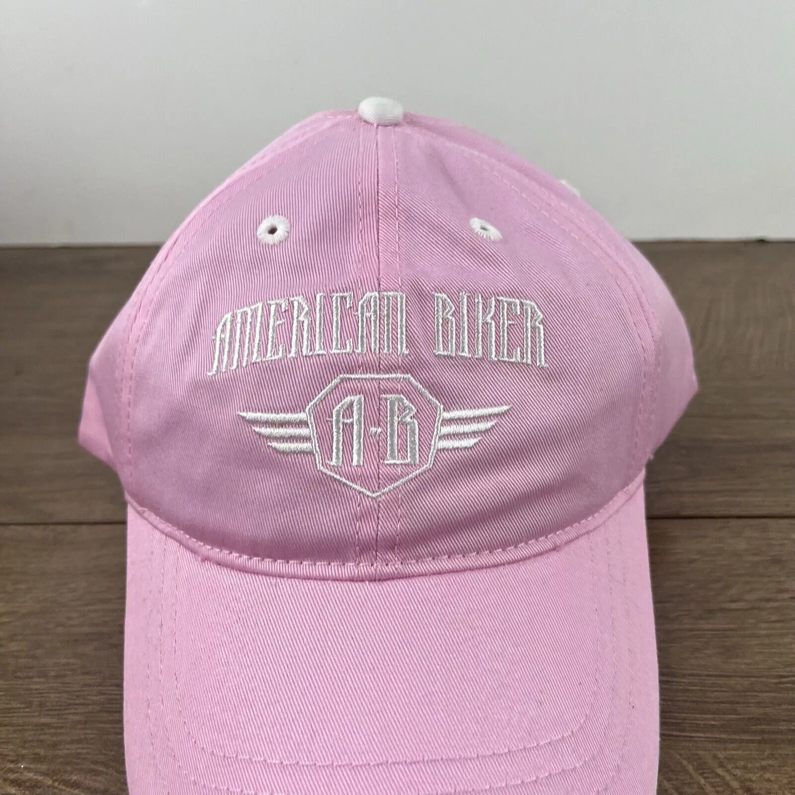 Other Hats Other American Biker Hat Motorcycle Pink Cap Adjustable Pink Adult