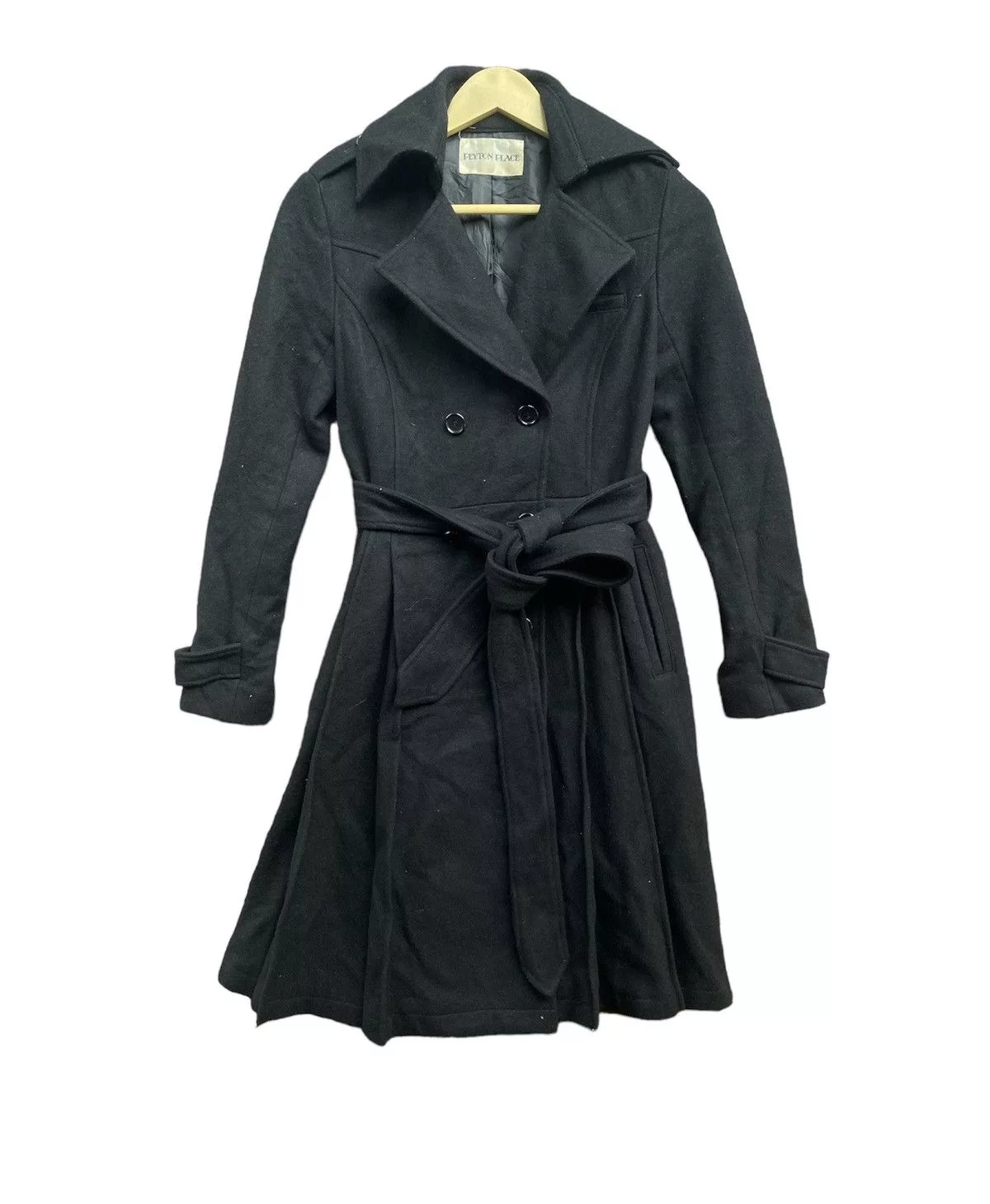 PPFM Heavy Coats PPFM × Vintage Vintage Peyton Place Trench Coat Black