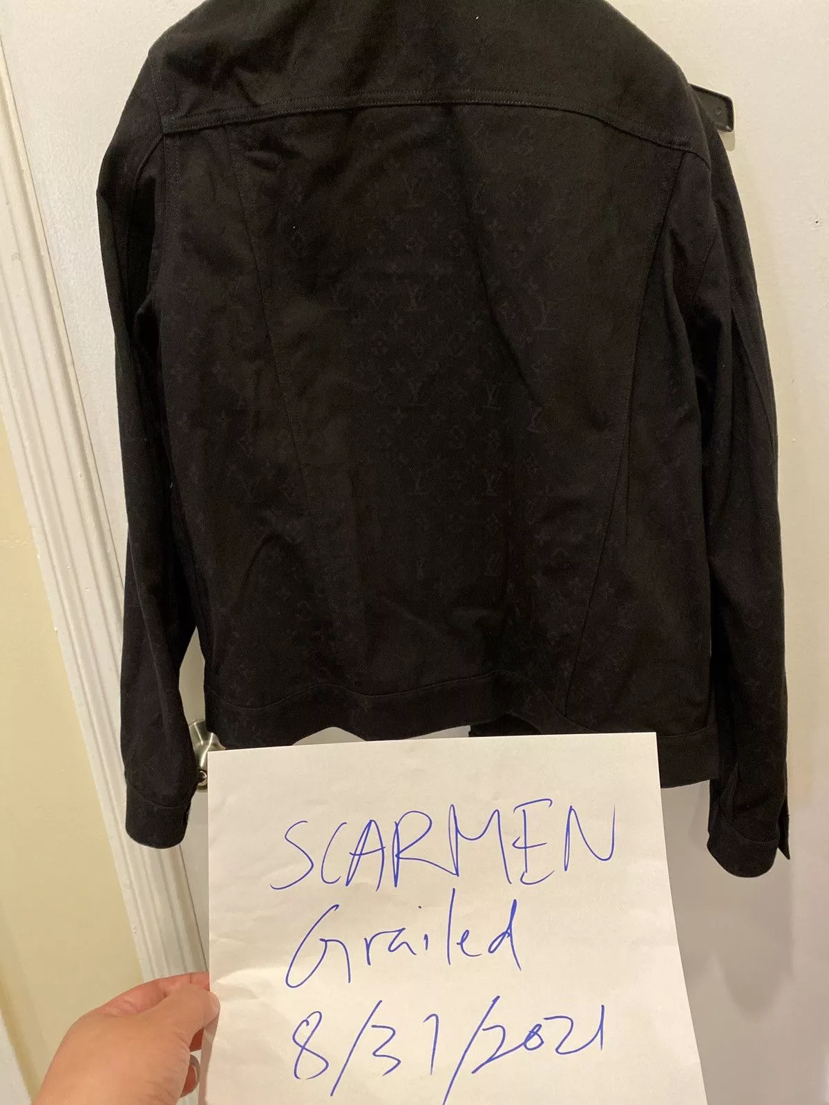 Louis Vuitton Denim Jackets Louis Vuitton denim monogram jacket Black