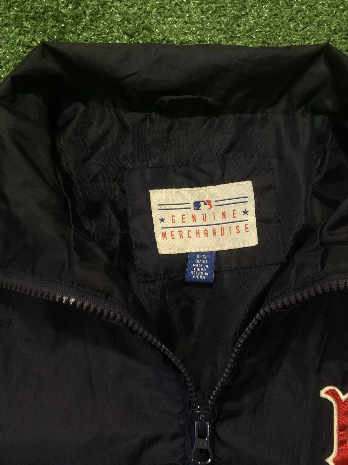 MLB Light Jackets Red sox jacket mlb Jersey Blue