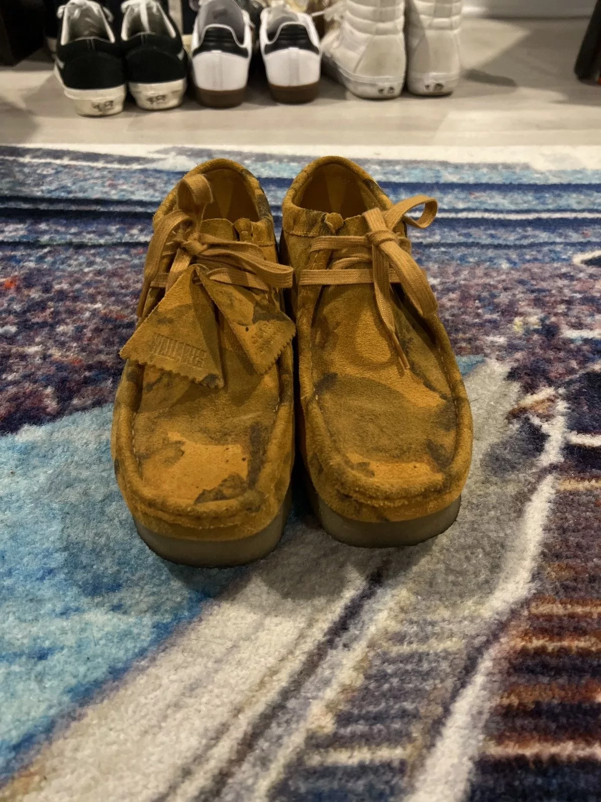 Clarks Boots Clarks Clark Wallabees Orange