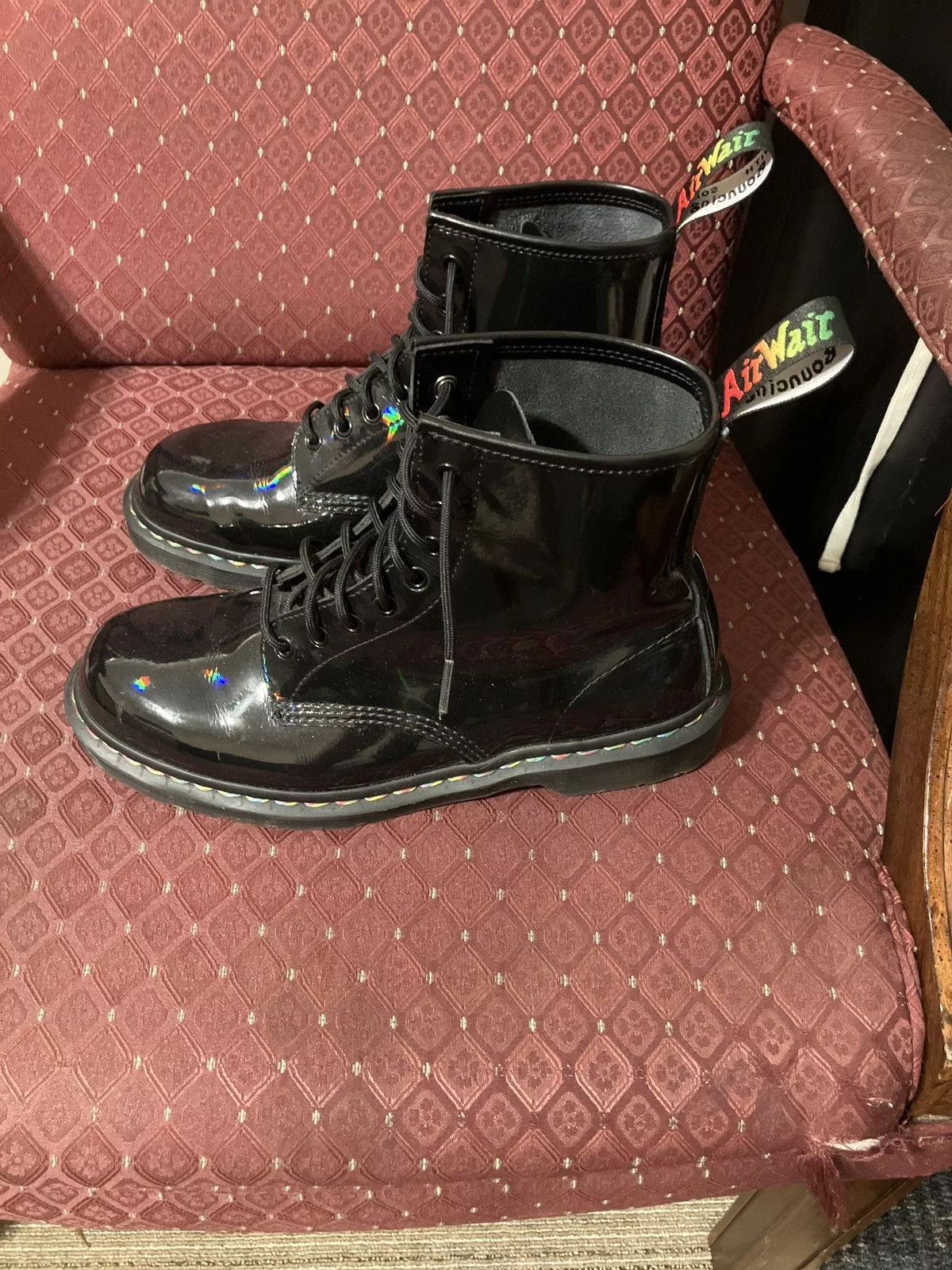 Dr. Martens Boots Dr. Martens DR MARTENS HOLOGRAPHIC LIMITED EDITION BOOTS Black