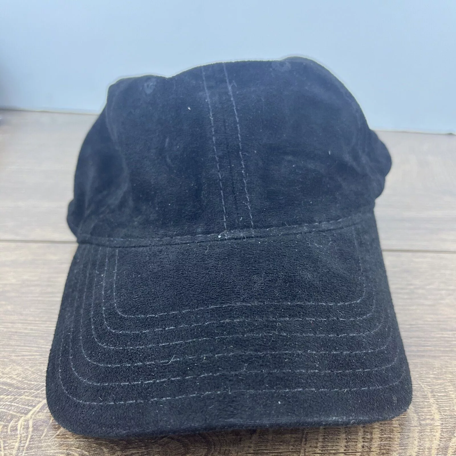 Other Hats Other Plain Black Baseball Hat Cap Running Black Hat Adjustable Ad