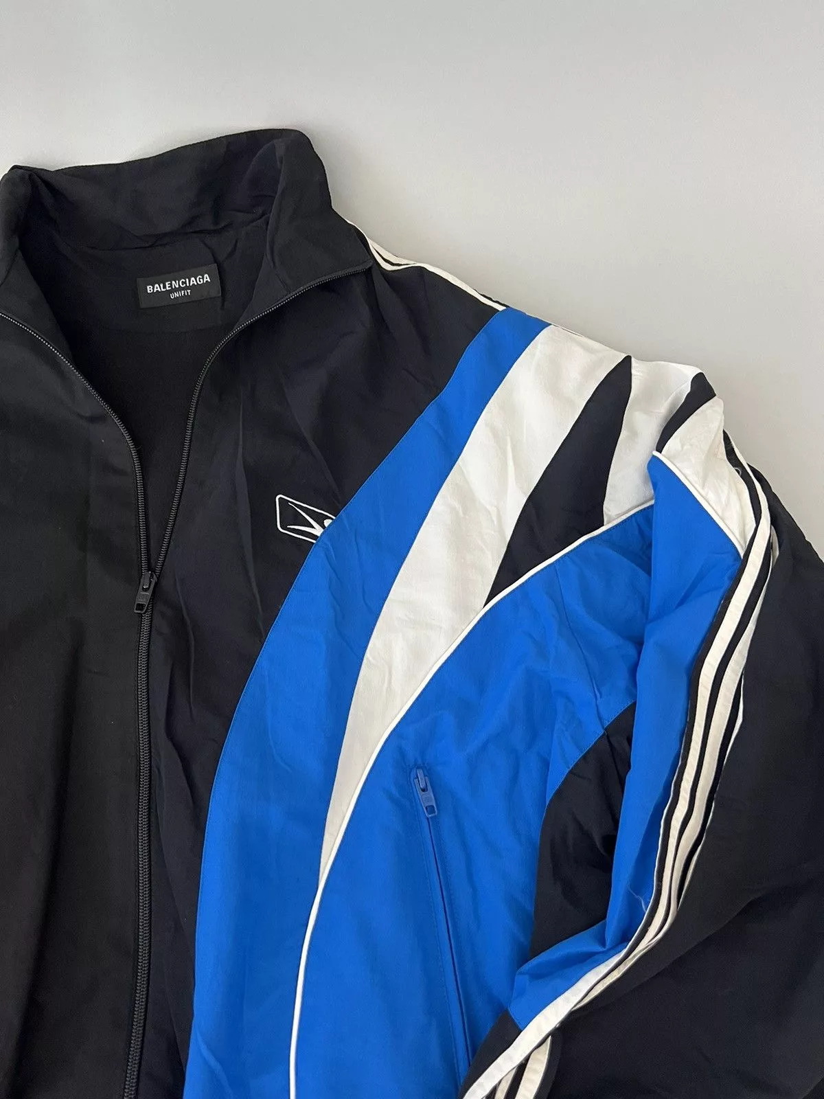 Balenciaga Light Jackets Balenciaga Split Track Suit Jacket Black