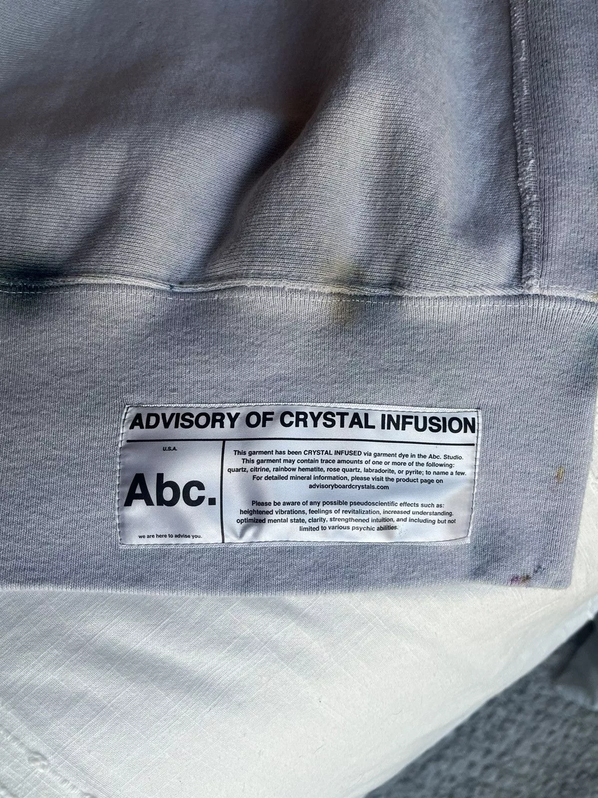 Advisory Board Crystals Sweatshirts Hoodies Advisory Board Crystals × Kith Kith x ABC Holograph Hoodie Blue