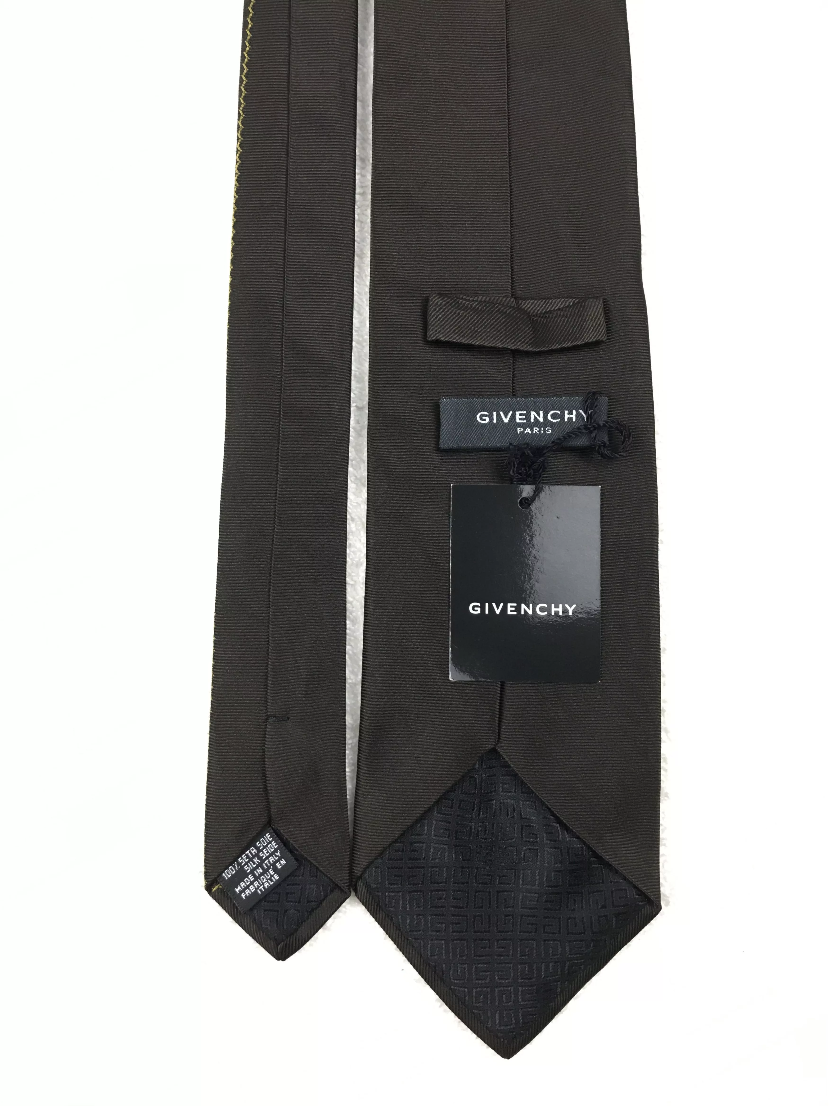 Givenchy Ties Pocketsquares Vintage Givenchy Silk Necktie Brown