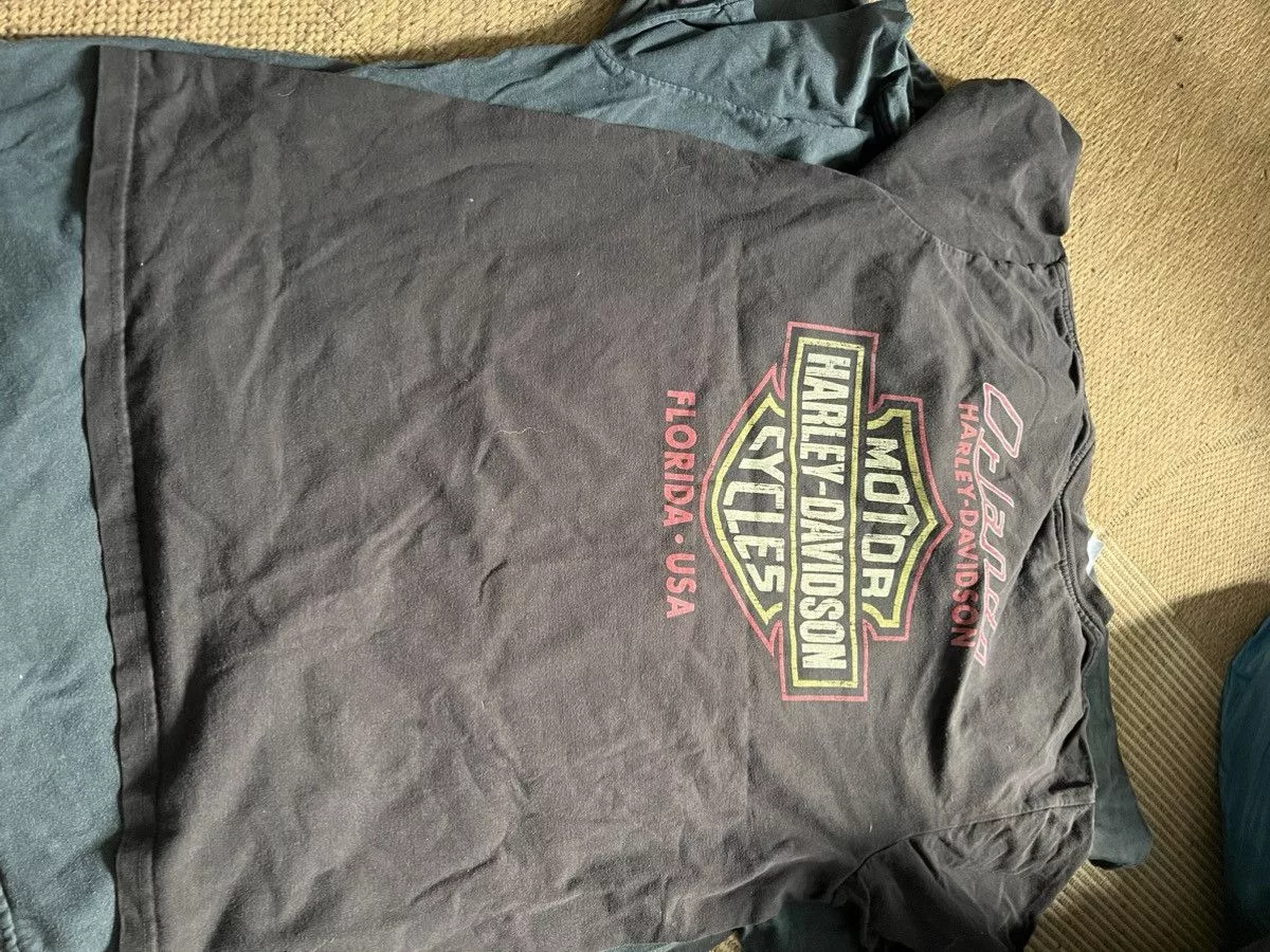 Harley Davidson Short Sleeve T Shirts x5 T-Shirt Harley Davidson Black