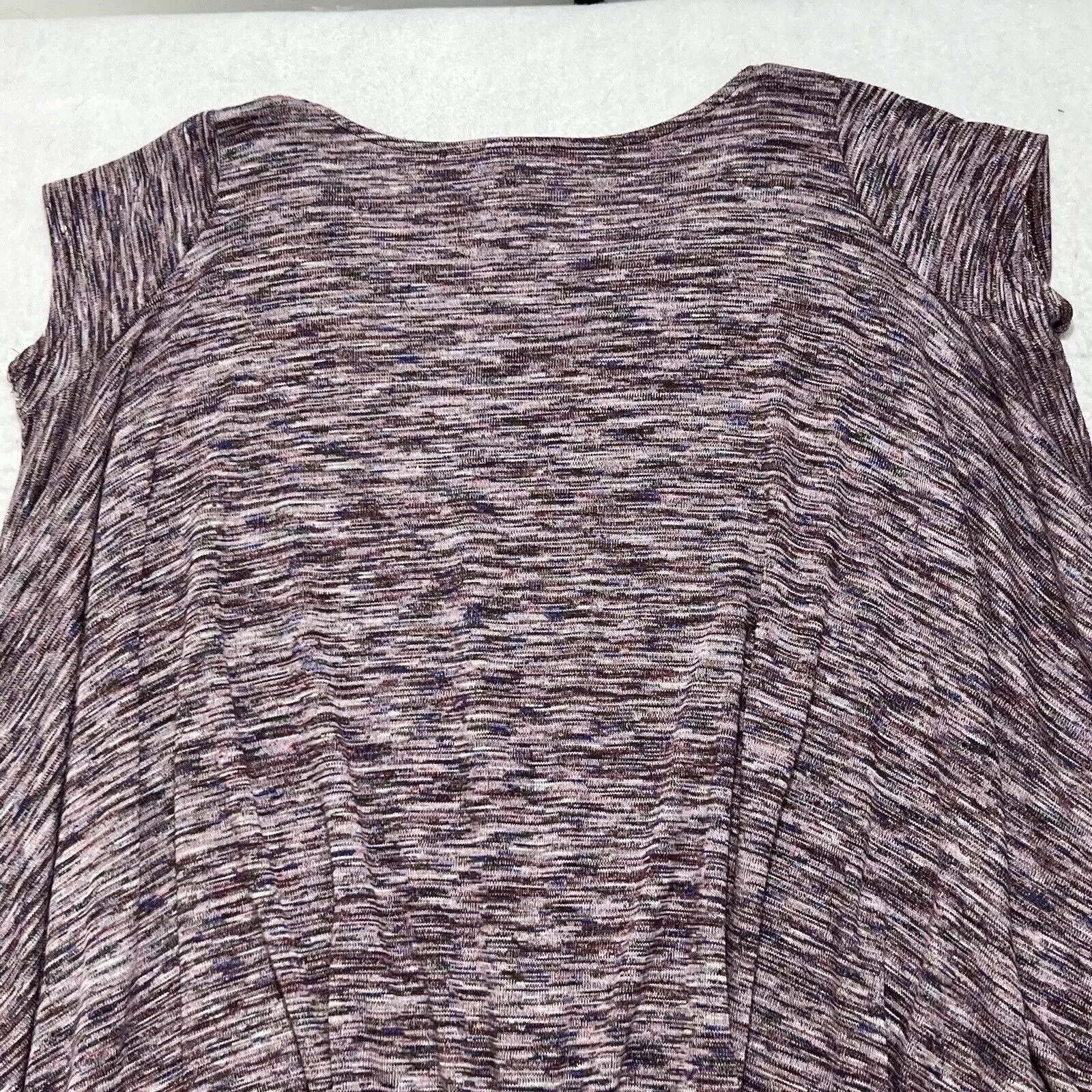 Target Basics Sweaters Target Basics Knox Rose Oversized Short Sleeve Ombre Purple Boho Sweater
