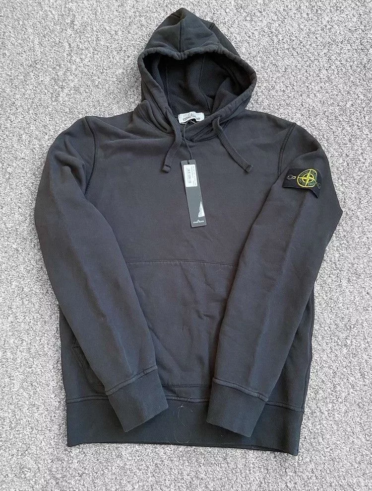Stone Island Sweatshirts Hoodies Stone Island Black Hoodie